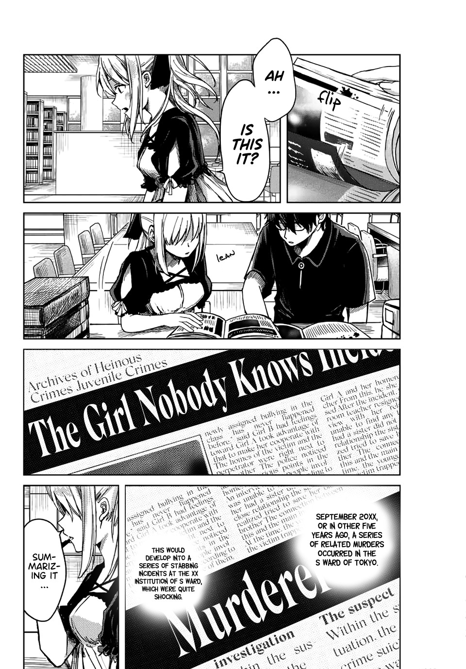 Tsubasa-chan, Kimi wa.  Macchingu shita Onna wa Satsujinki Chapter 6 page 4 - Chapter 6: Fiendish Killer