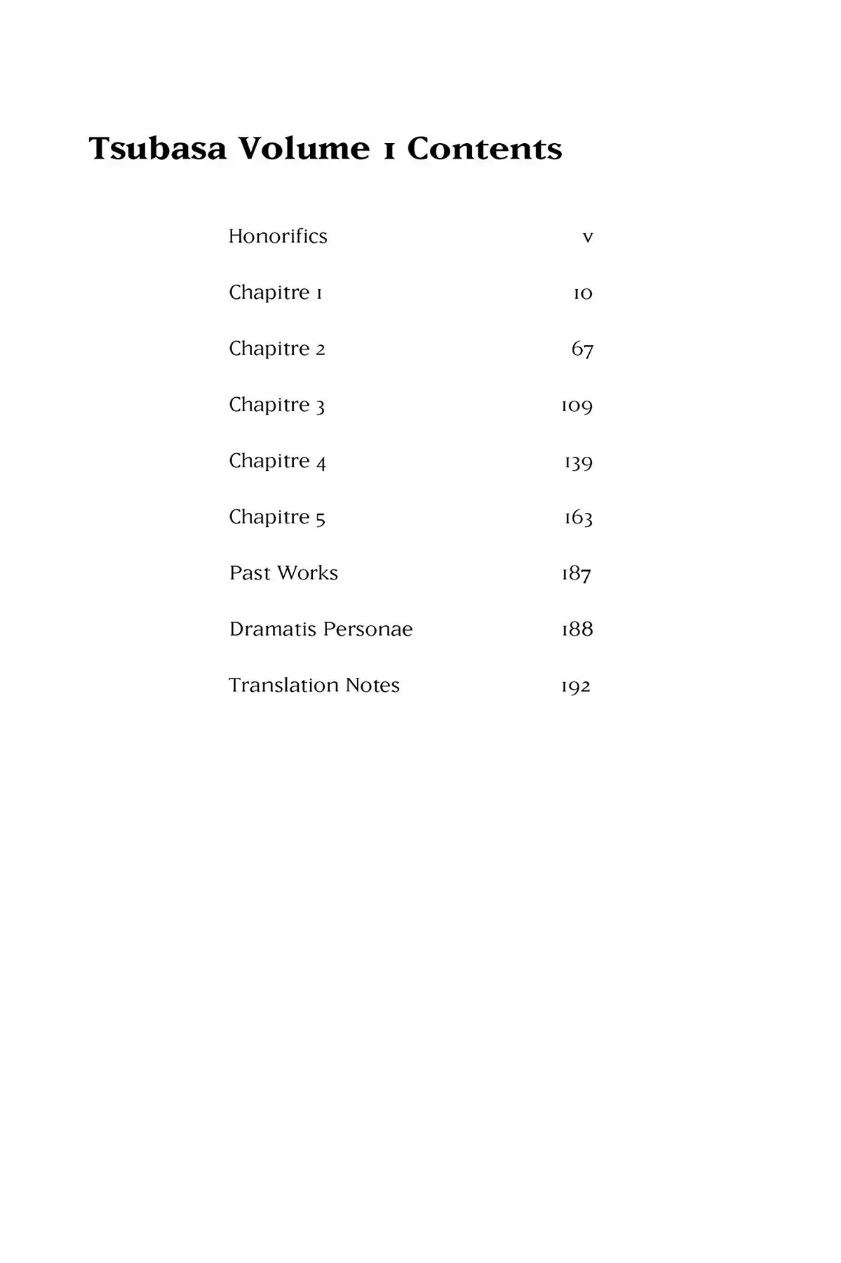 Tsubasa: Reservoir Chronicle Chapter 0 page 5 - Chapter 0: Vol.1 Honorifics