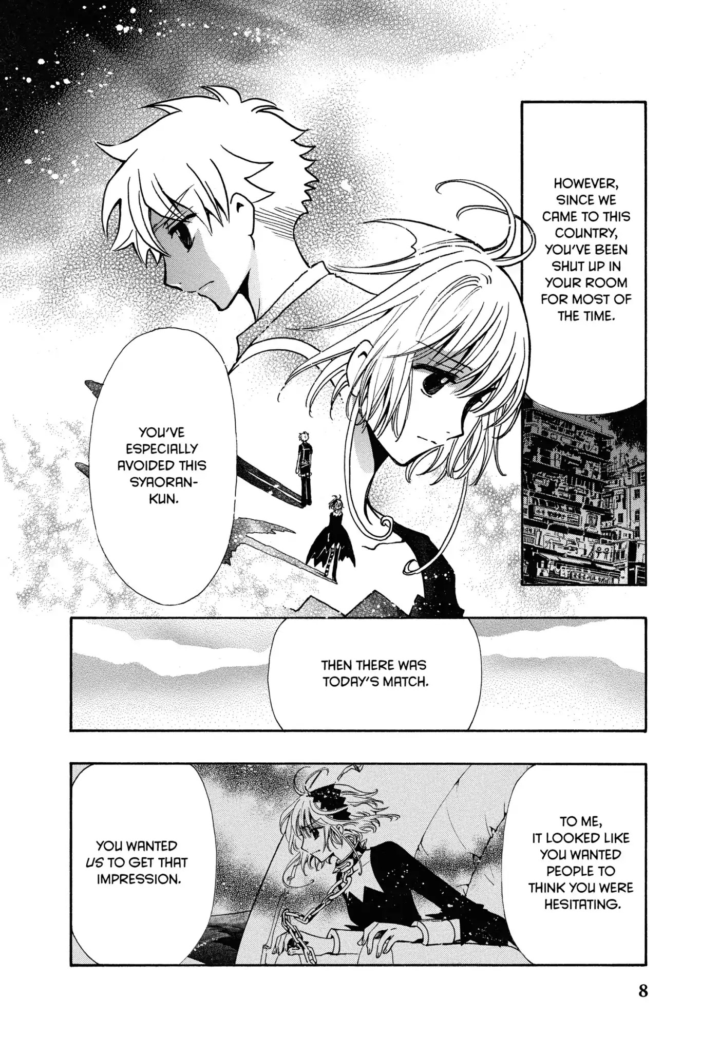 Tsubasa: Reservoir Chronicle Chapter 141 page 8 - Chapter 141: The Momentary Fugitive