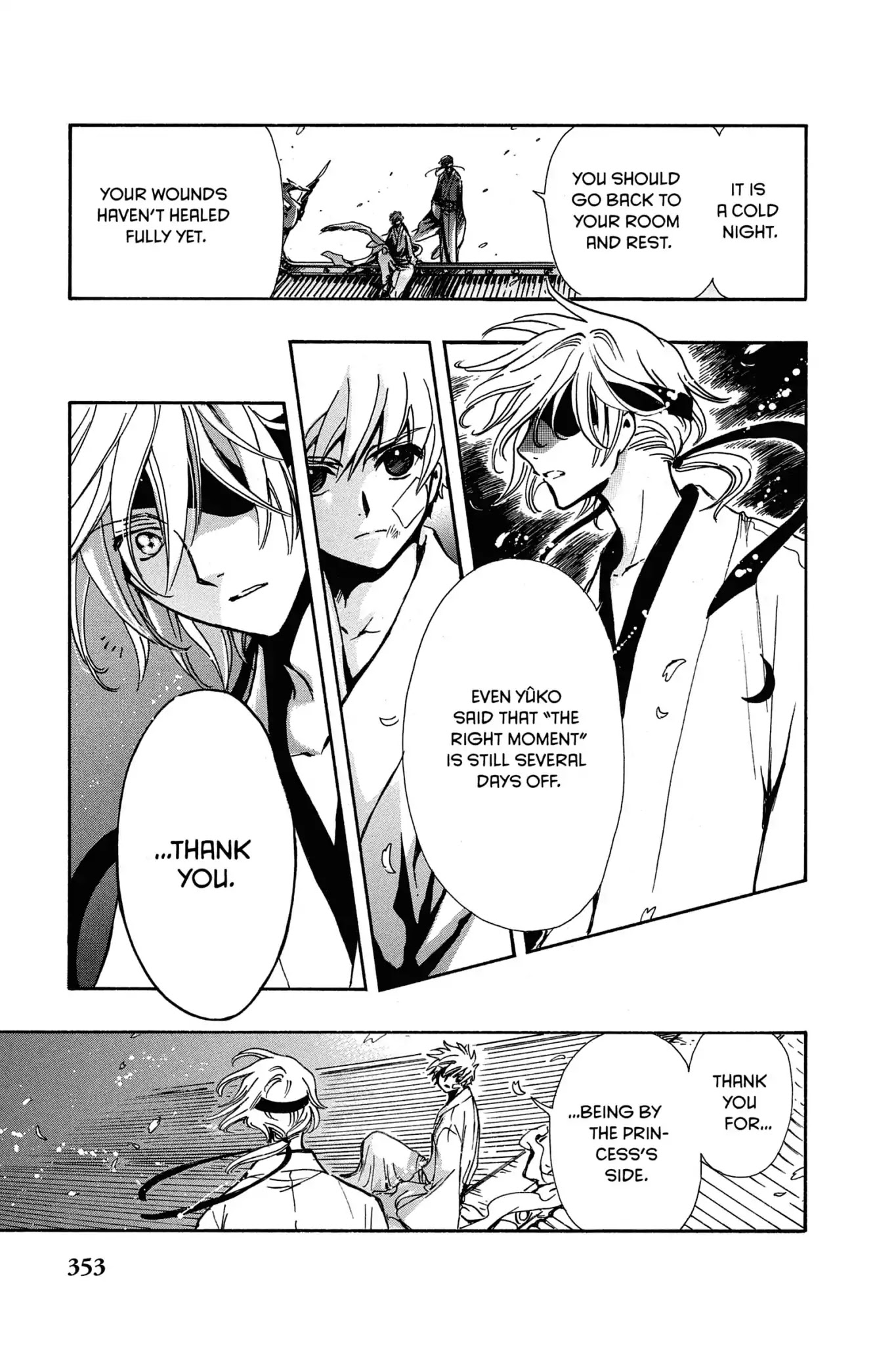 Tsubasa: Reservoir Chronicle Chapter 182 page 14 - Chapter 182: The Night of Vows