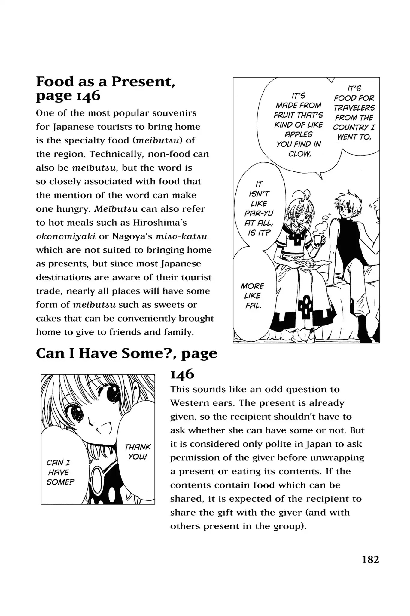 Tsubasa: Reservoir Chronicle Chapter 200.6 page 3 - Vol.9 Translation Notes