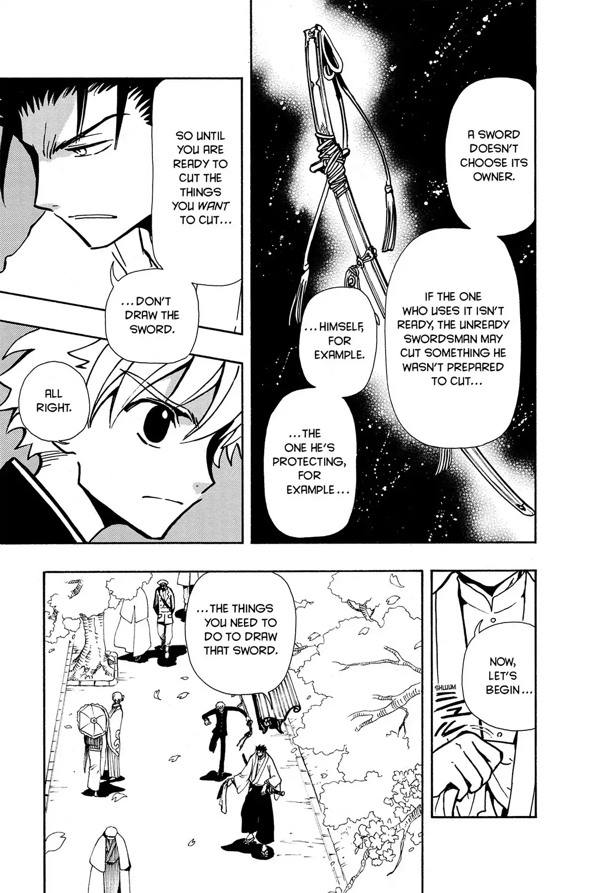 Tsubasa: Reservoir Chronicle Chapter 40 page 11 - Chapter 40: The Sword of Fire
