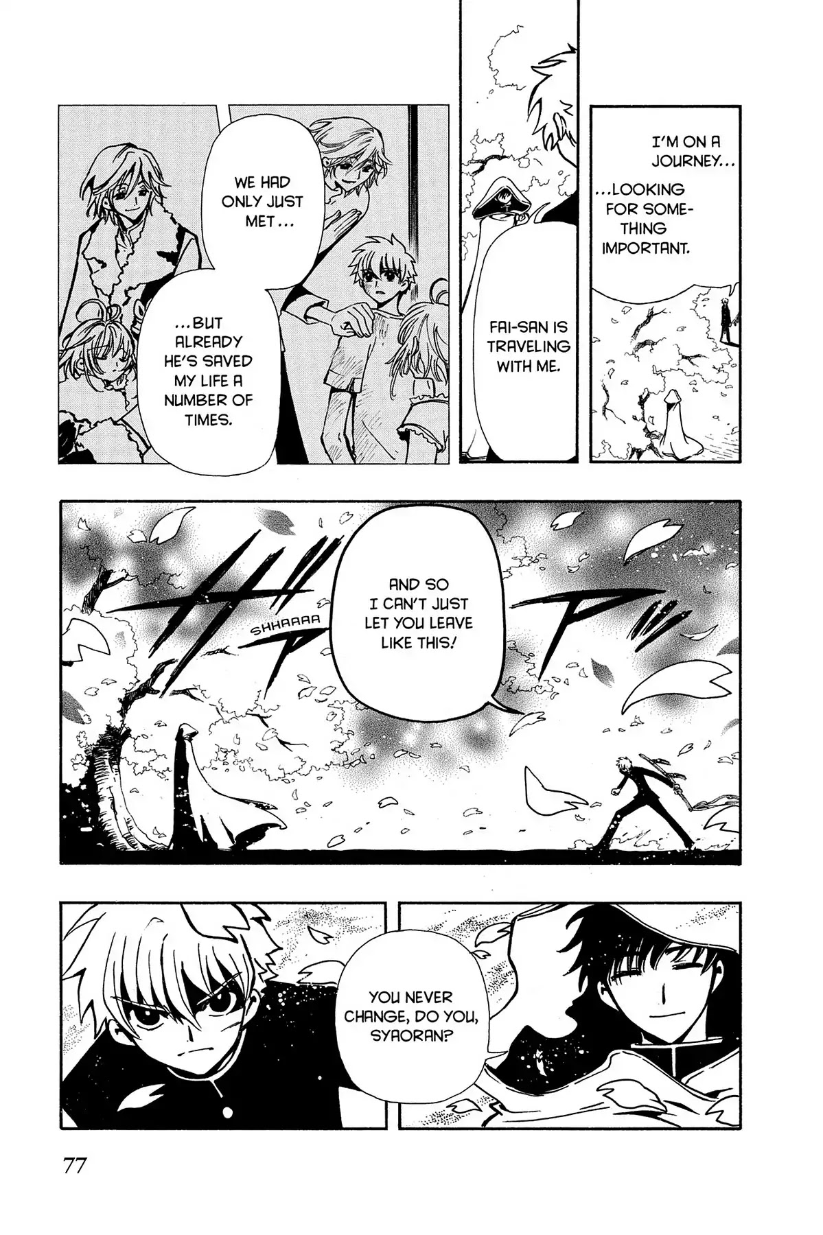 Tsubasa: Reservoir Chronicle Chapter 45 page 12 - Chapter 45: Parting Beneath the Cherry Trees