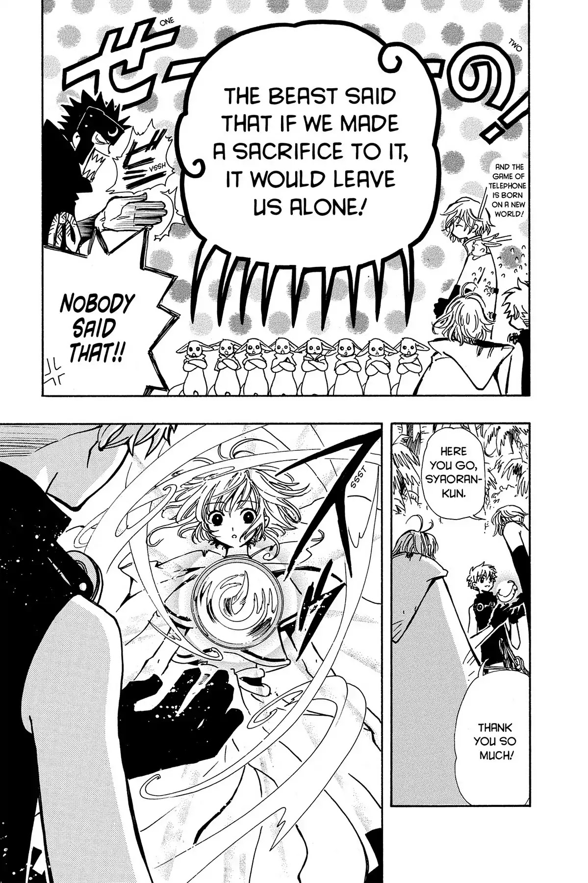 Tsubasa: Reservoir Chronicle Chapter 52 page 14 - Chapter 52: A Gift from the Beast