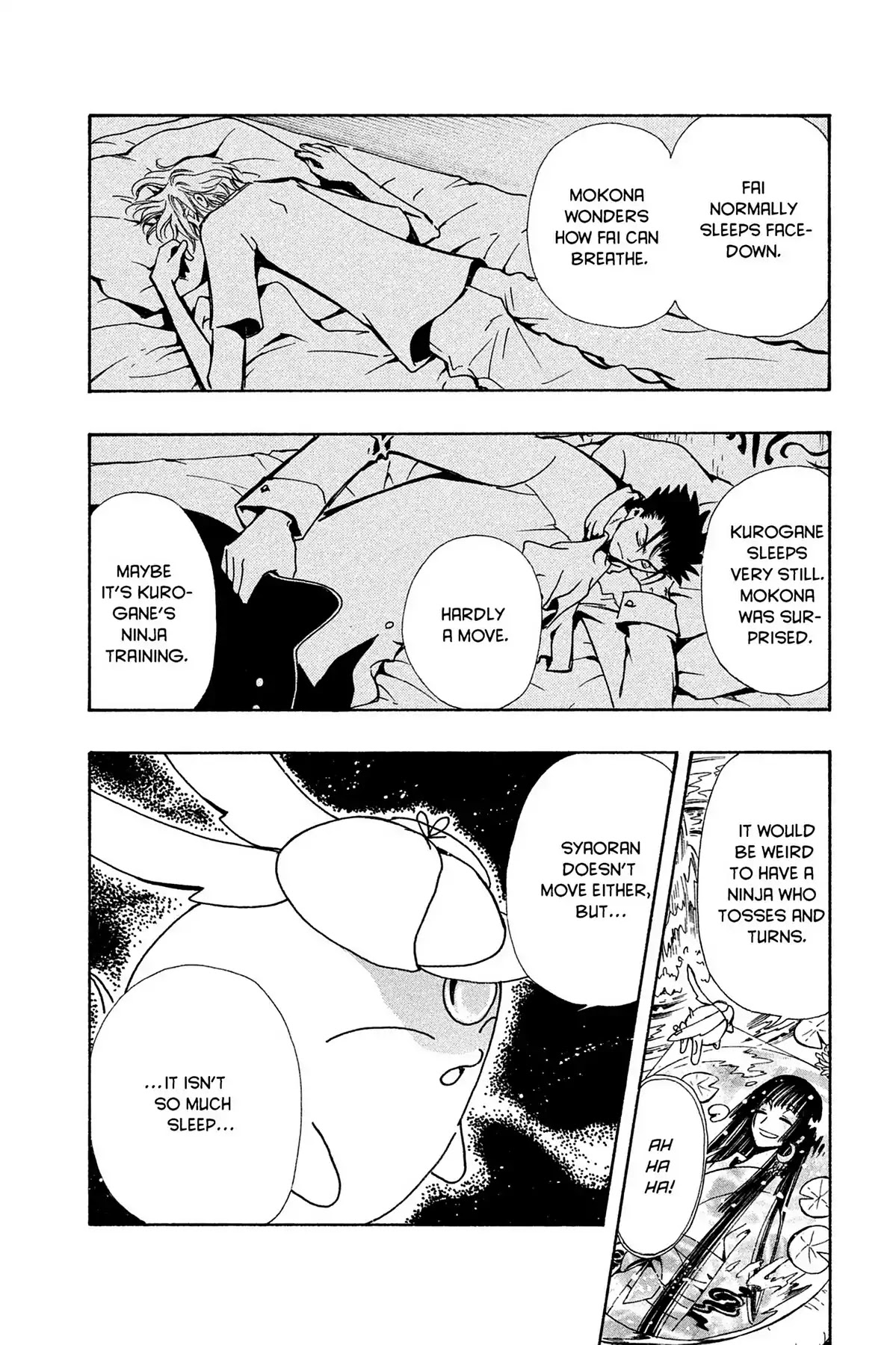 Tsubasa: Reservoir Chronicle Chapter 99.5 page 4 - Vol.5 Bonus Manga: Tsubasa: World of the Untold Story #5