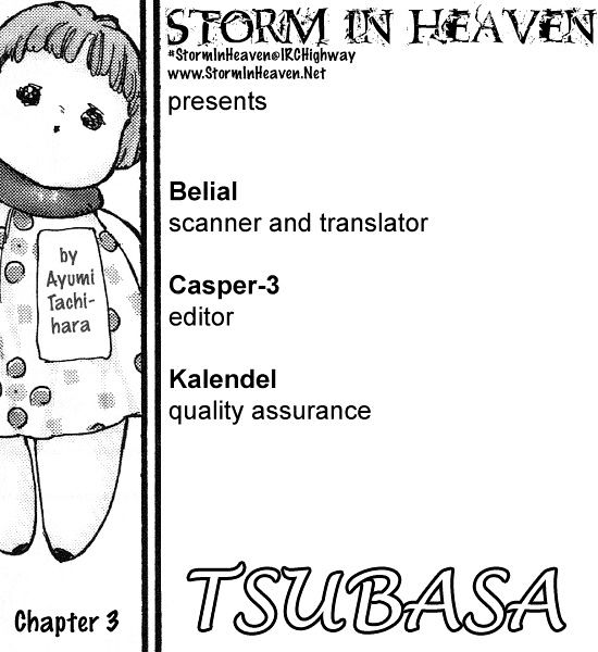 Tsubasa Chapter 3 page 1 - Chapter 3