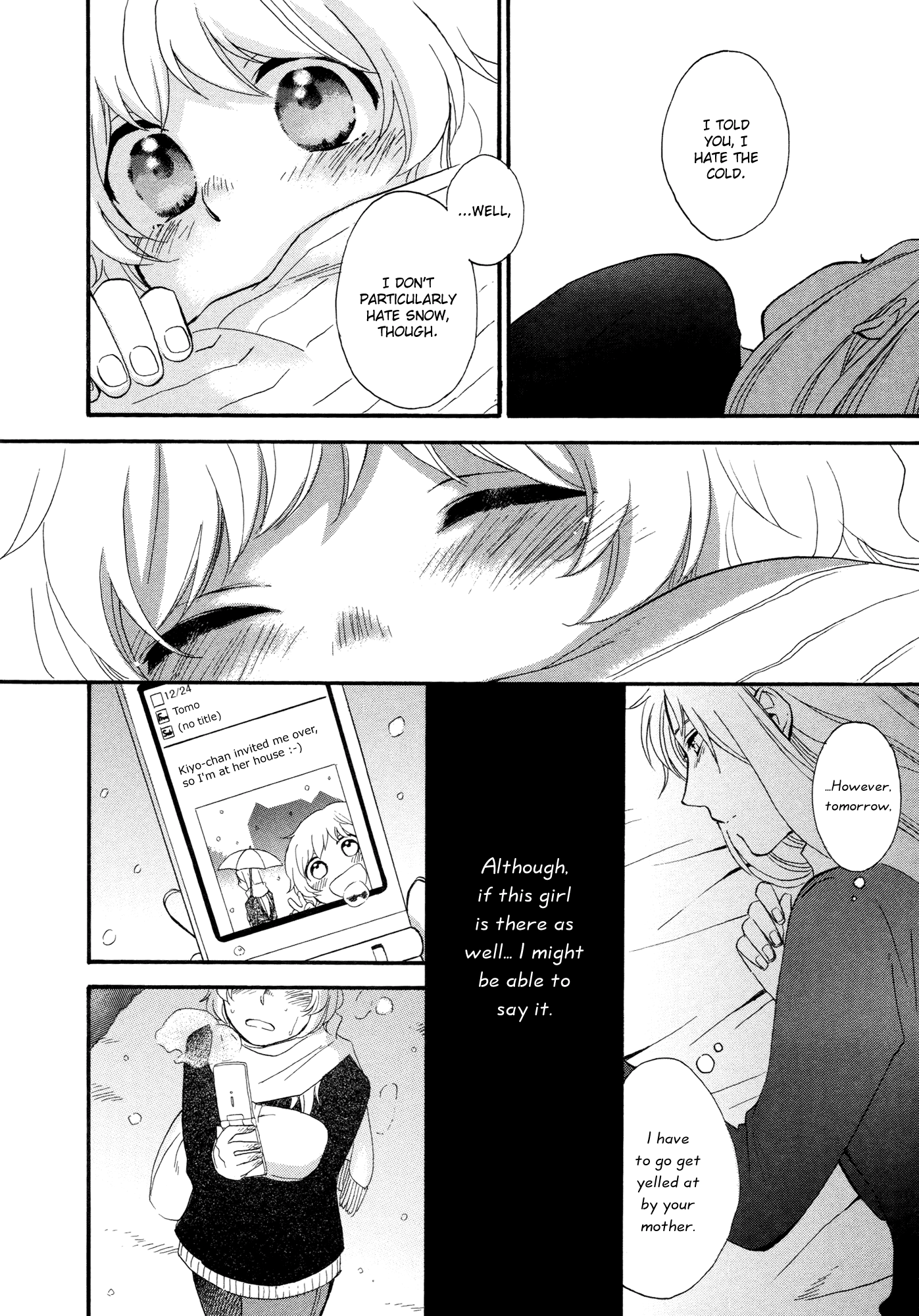 Tsubomi (Anthology) Chapter 21.4 page 34 - Vol.21 Chapter 4: December's Melting Snow