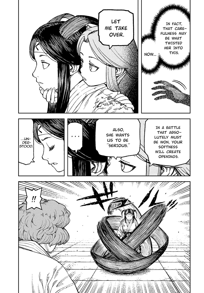Tsugumomo Chapter 100 page 10 - Chapter 100 : Oriobana Ouhi	2