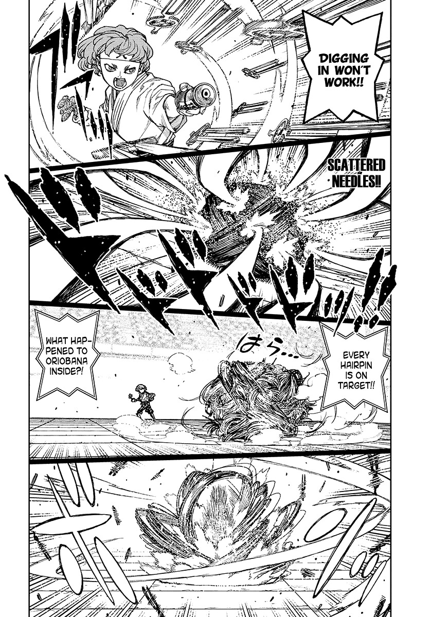 Tsugumomo Chapter 100 page 11 - Chapter 100 : Oriobana Ouhi	2