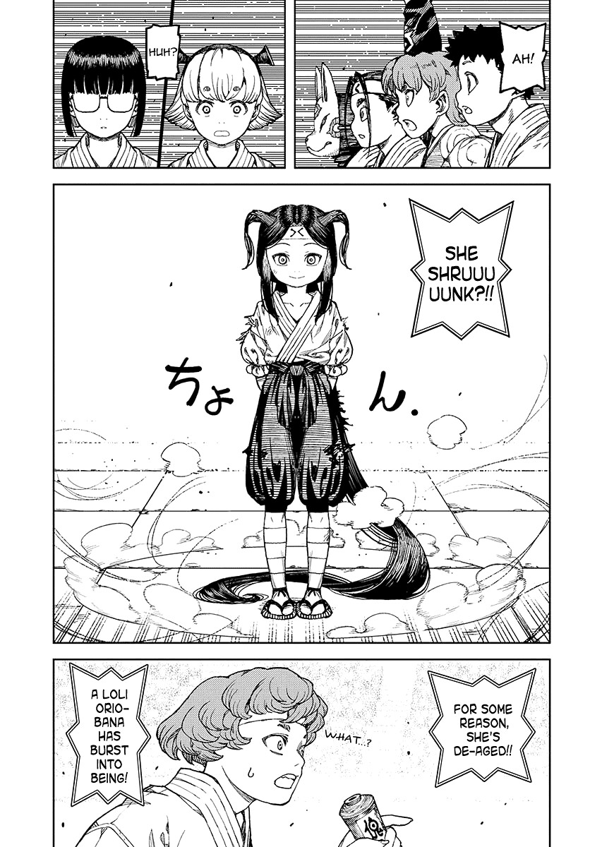 Tsugumomo Chapter 100 page 12 - Chapter 100 : Oriobana Ouhi	2