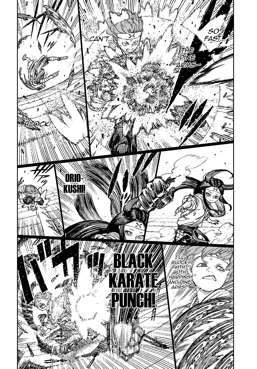 Tsugumomo Chapter 100 page 15 - Chapter 100 : Oriobana Ouhi	2