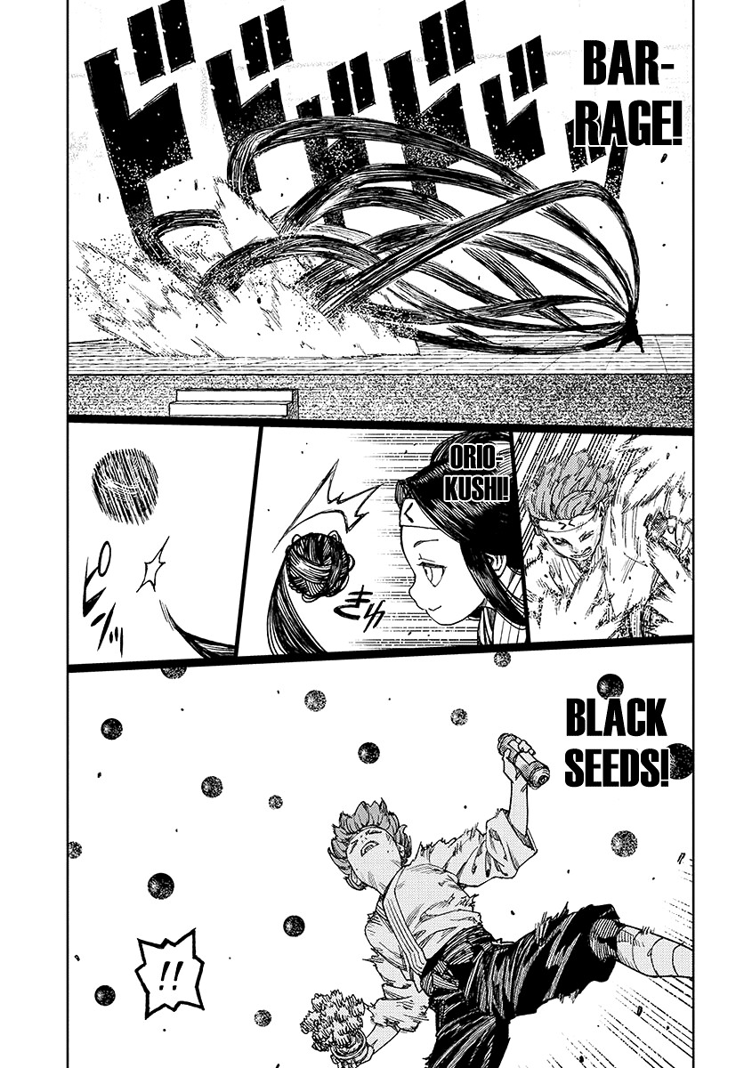 Tsugumomo Chapter 100 page 16 - Chapter 100 : Oriobana Ouhi	2