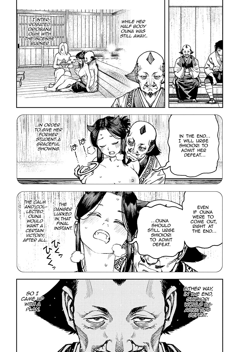 Tsugumomo Chapter 100 page 19 - Chapter 100 : Oriobana Ouhi	2