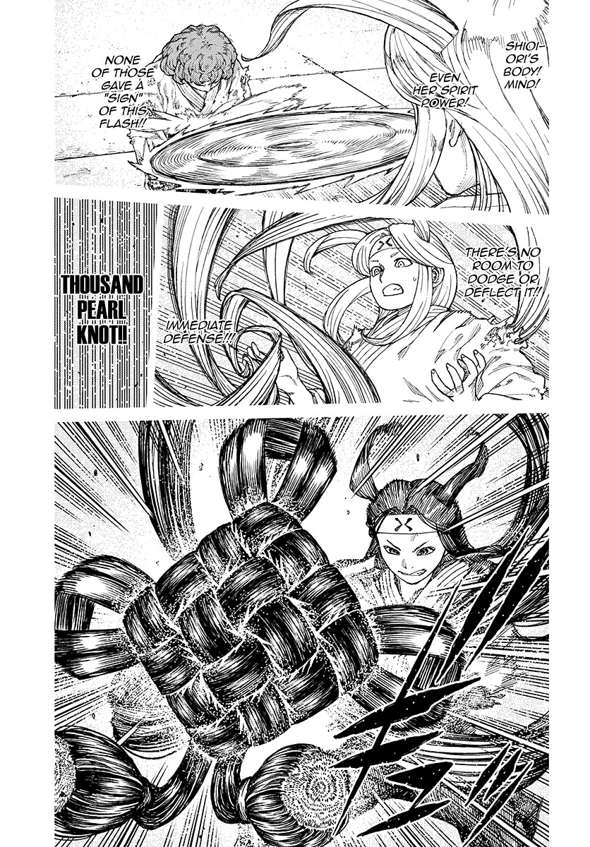 Tsugumomo Chapter 100 page 22 - Chapter 100 : Oriobana Ouhi	2