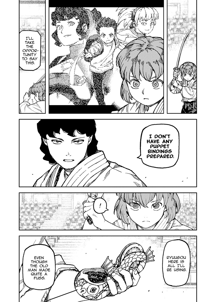 Tsugumomo Chapter 102 page 21 - Chapter 102: Sunao Versus Susuzumi