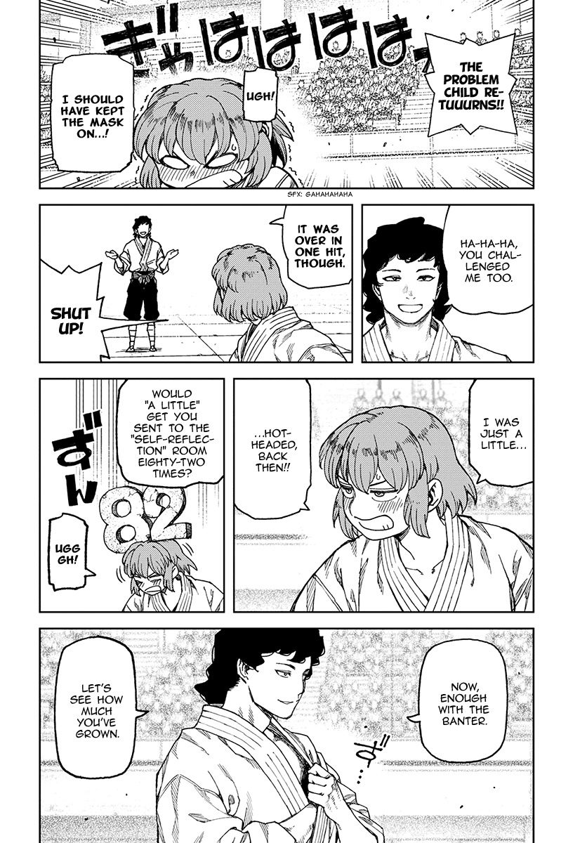 Tsugumomo Chapter 102 page 5 - Chapter 102: Sunao Versus Susuzumi