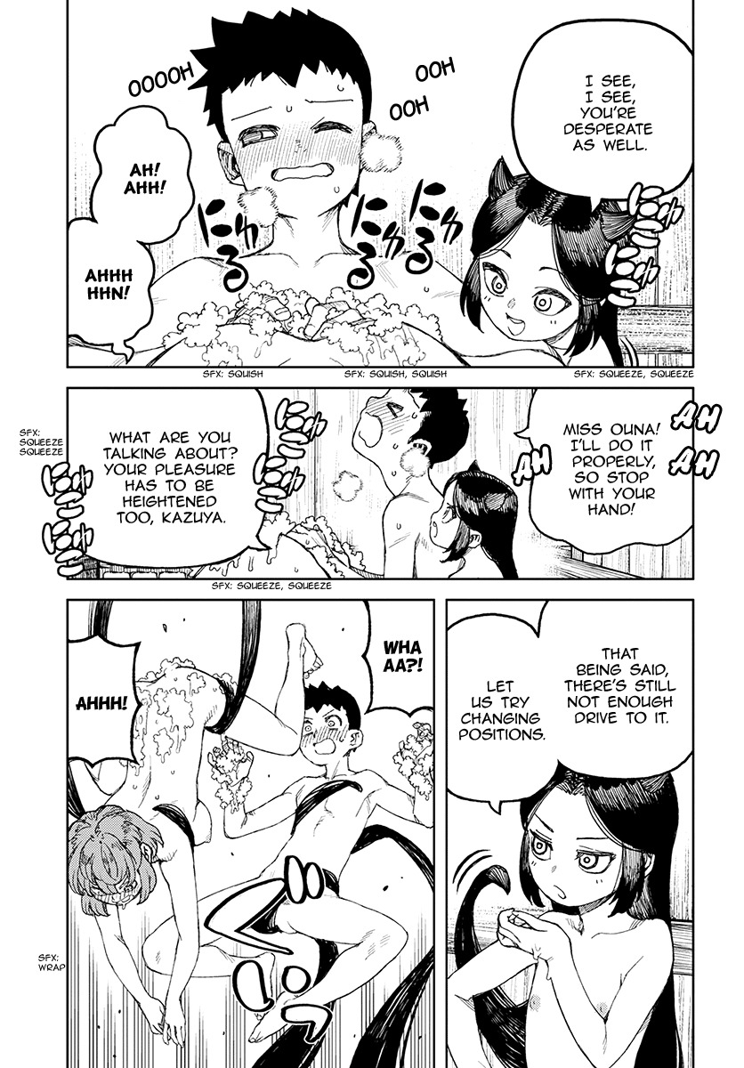 Tsugumomo Chapter 105.1 page 24 - Chapter 105.1: Fighting Platform Repair (Lewd Edit)