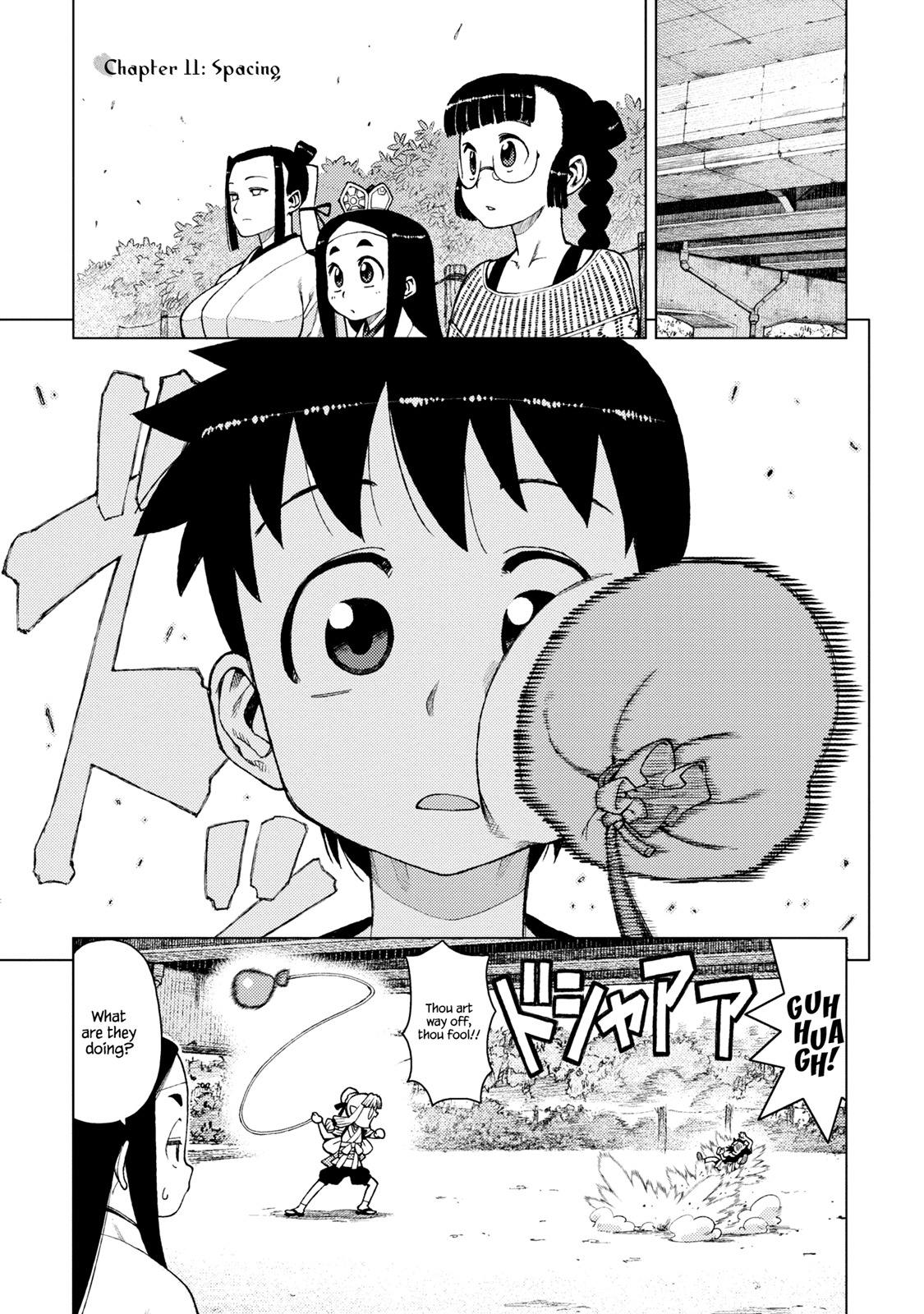 Tsugumomo Chapter 11 page 1 - Chapter 11: Spacing