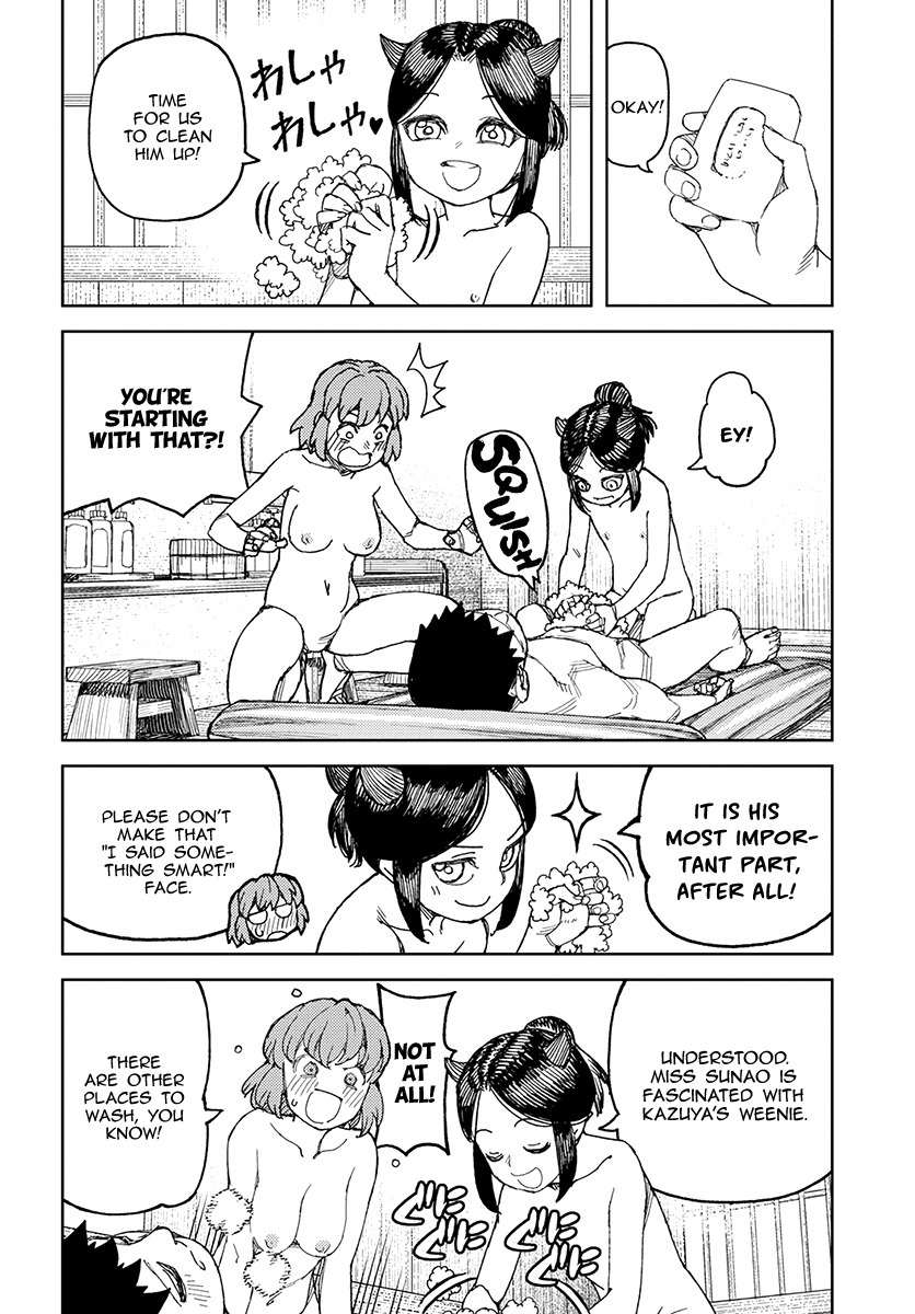 Tsugumomo Chapter 112.1 page 7 - Chapter 112.1: While Kazuya Sleeps (Lewd Edit)