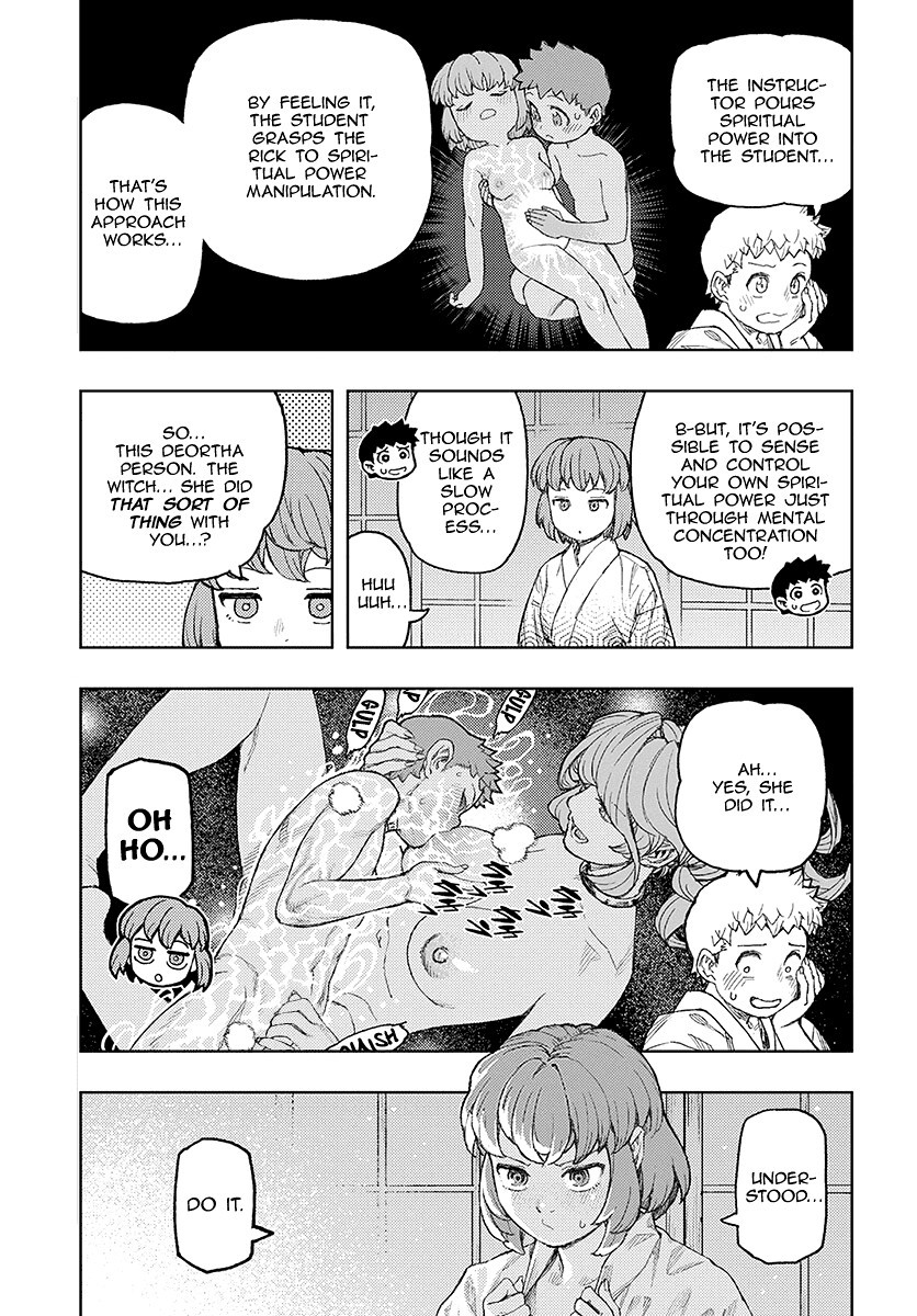 Tsugumomo Chapter 129.1 page 14 - Chapter 129.1: Welcome Back, Tsuzura Temple (Lewd edit)