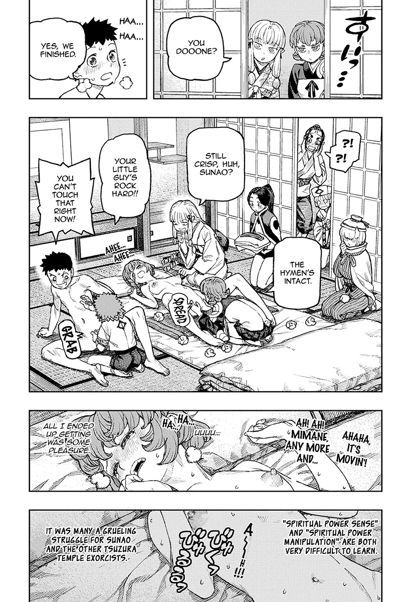 Tsugumomo Chapter 129.1 page 17 - Chapter 129.1: Welcome Back, Tsuzura Temple (Lewd edit)