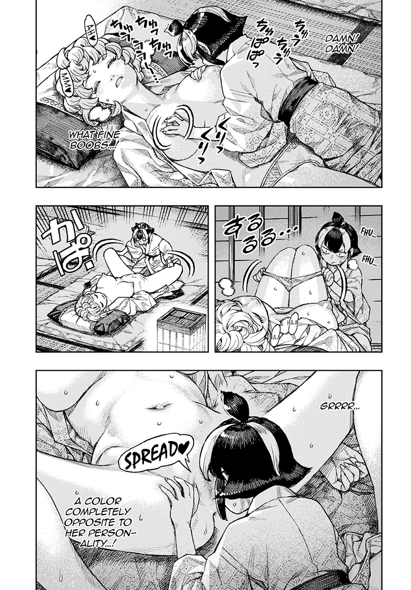 Tsugumomo Chapter 130.1 page 32 - Chapter 130.1: Maddy and Taguri (lewd edit)