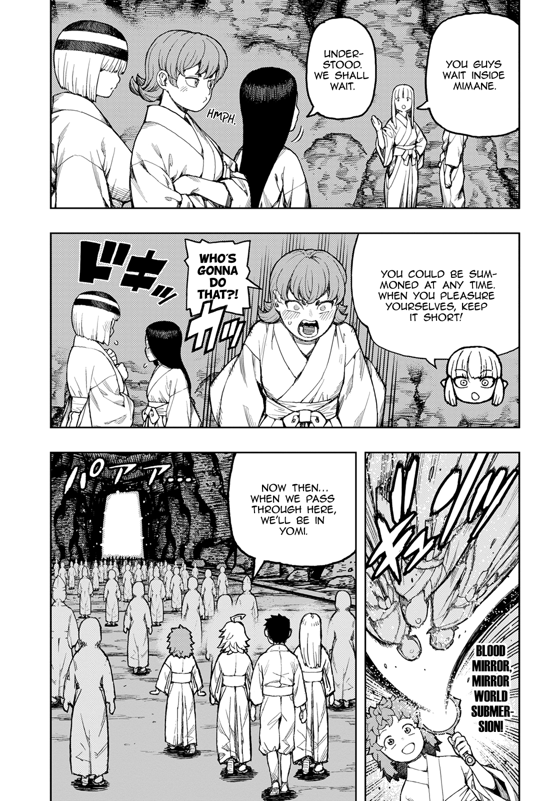 Tsugumomo Chapter 140 page 4 - Chapter 140: Yomi's True Phoenices