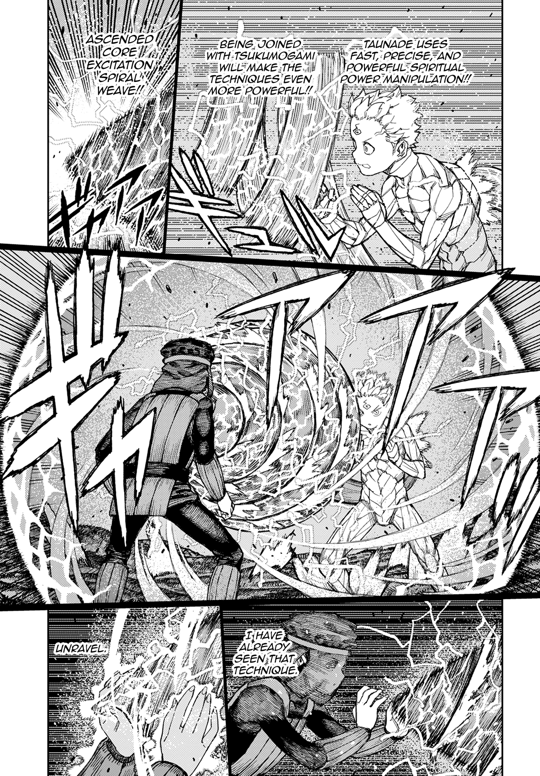 Tsugumomo Chapter 142 page 34 - Chapter 142: Taunade vs. Kazuya