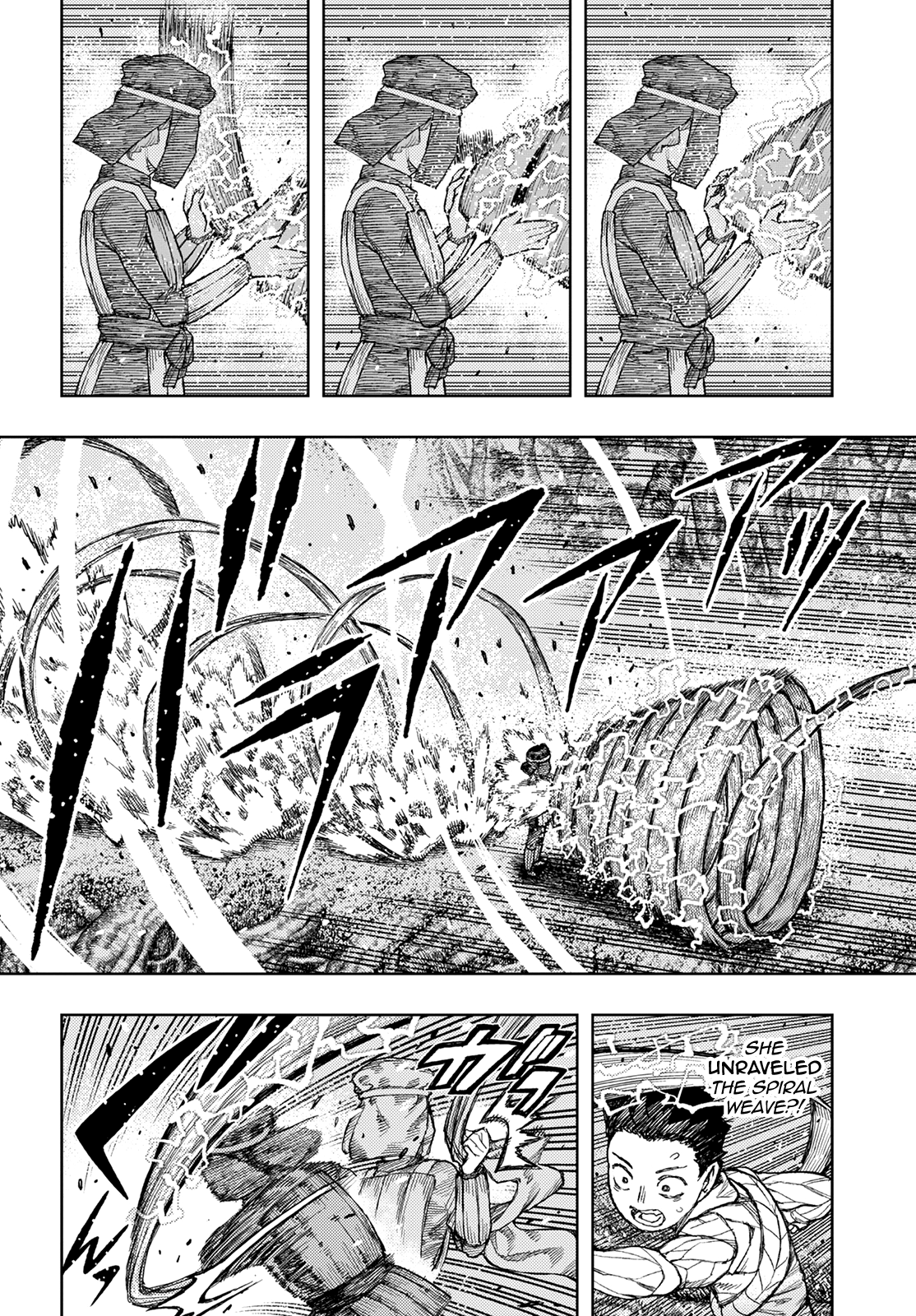 Tsugumomo Chapter 142 page 7 - Chapter 142: Taunade vs. Kazuya