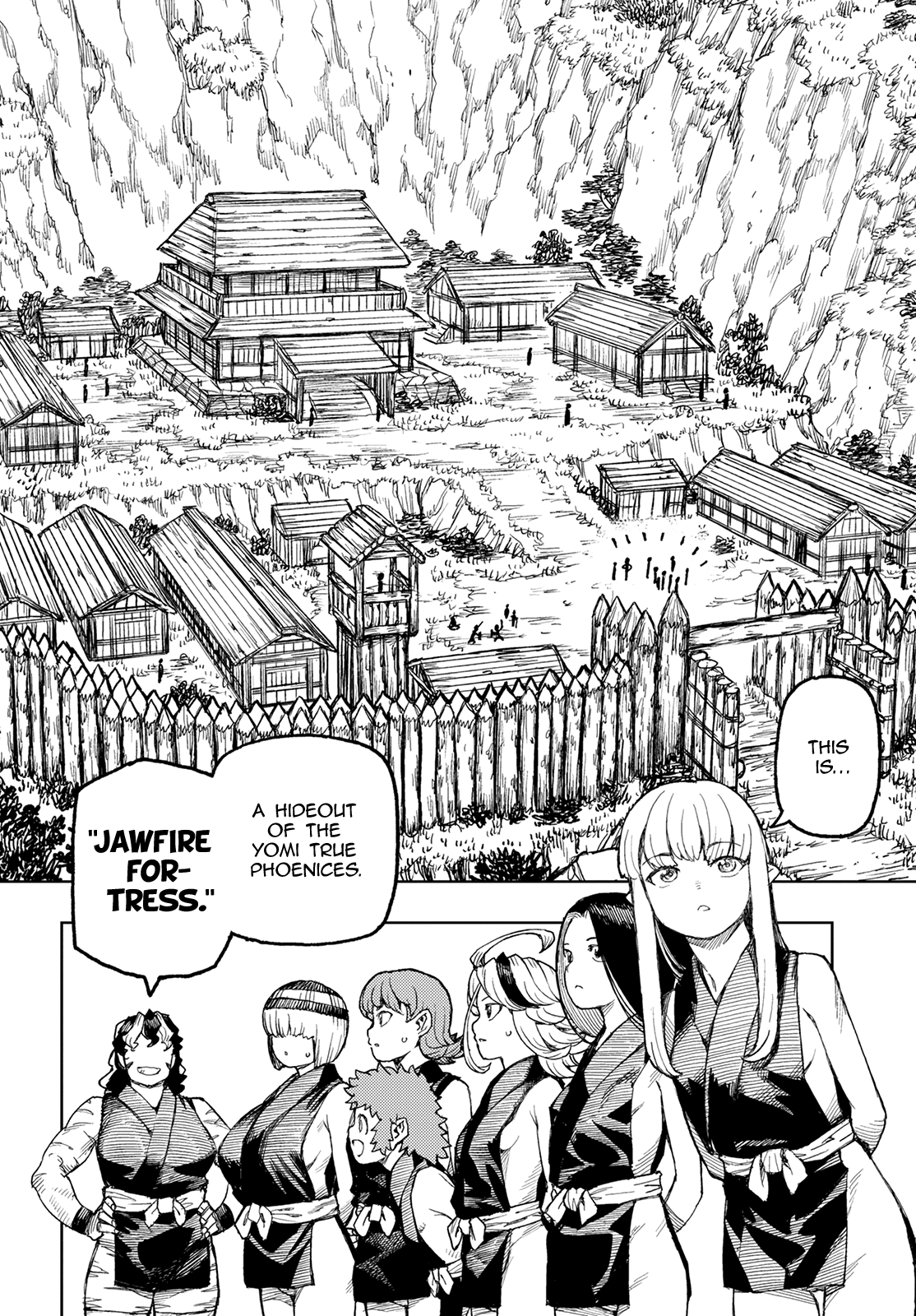 Tsugumomo Chapter 143 page 13 - Chapter 143: Jawfire Fortress