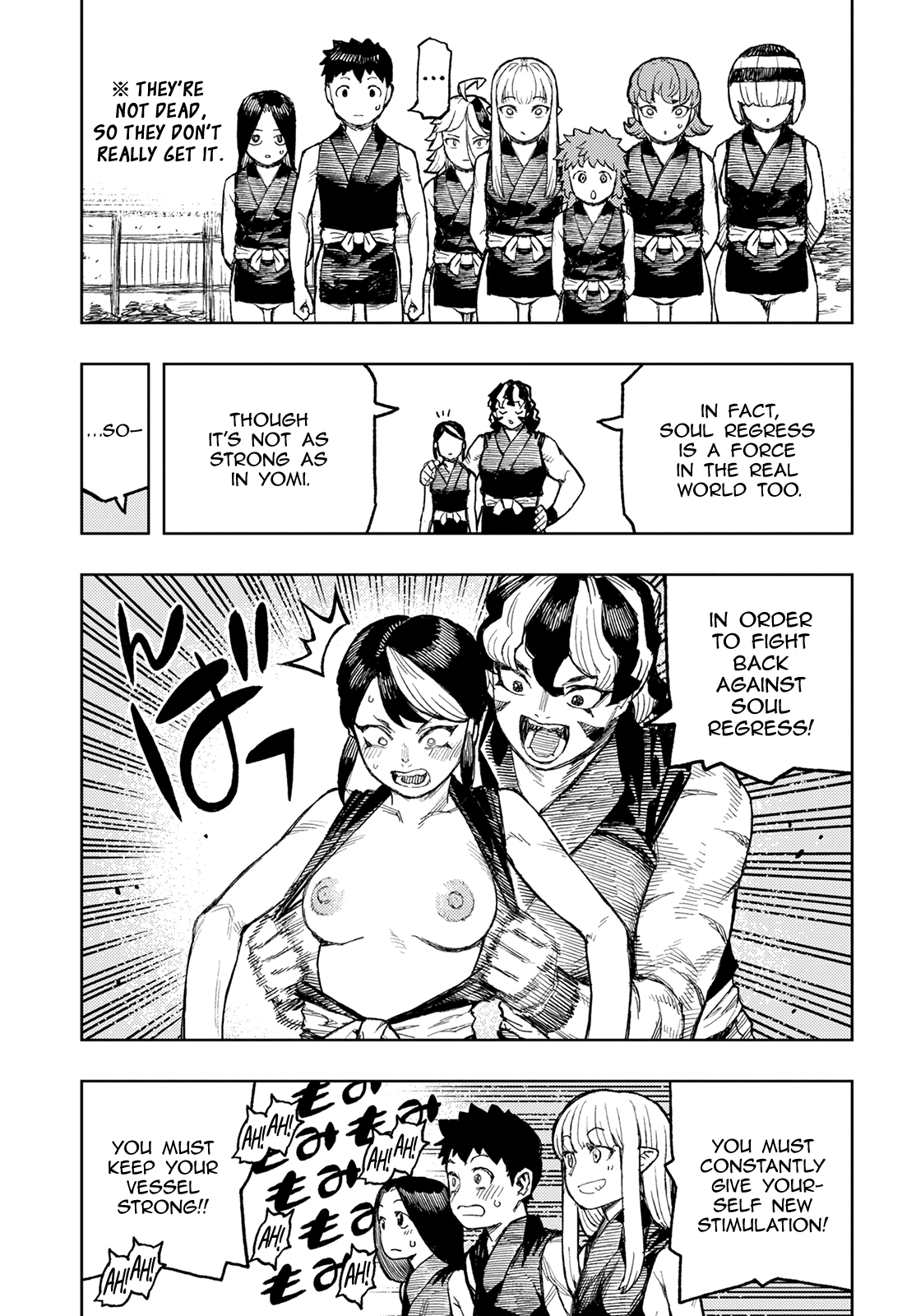 Tsugumomo Chapter 143 page 18 - Chapter 143: Jawfire Fortress