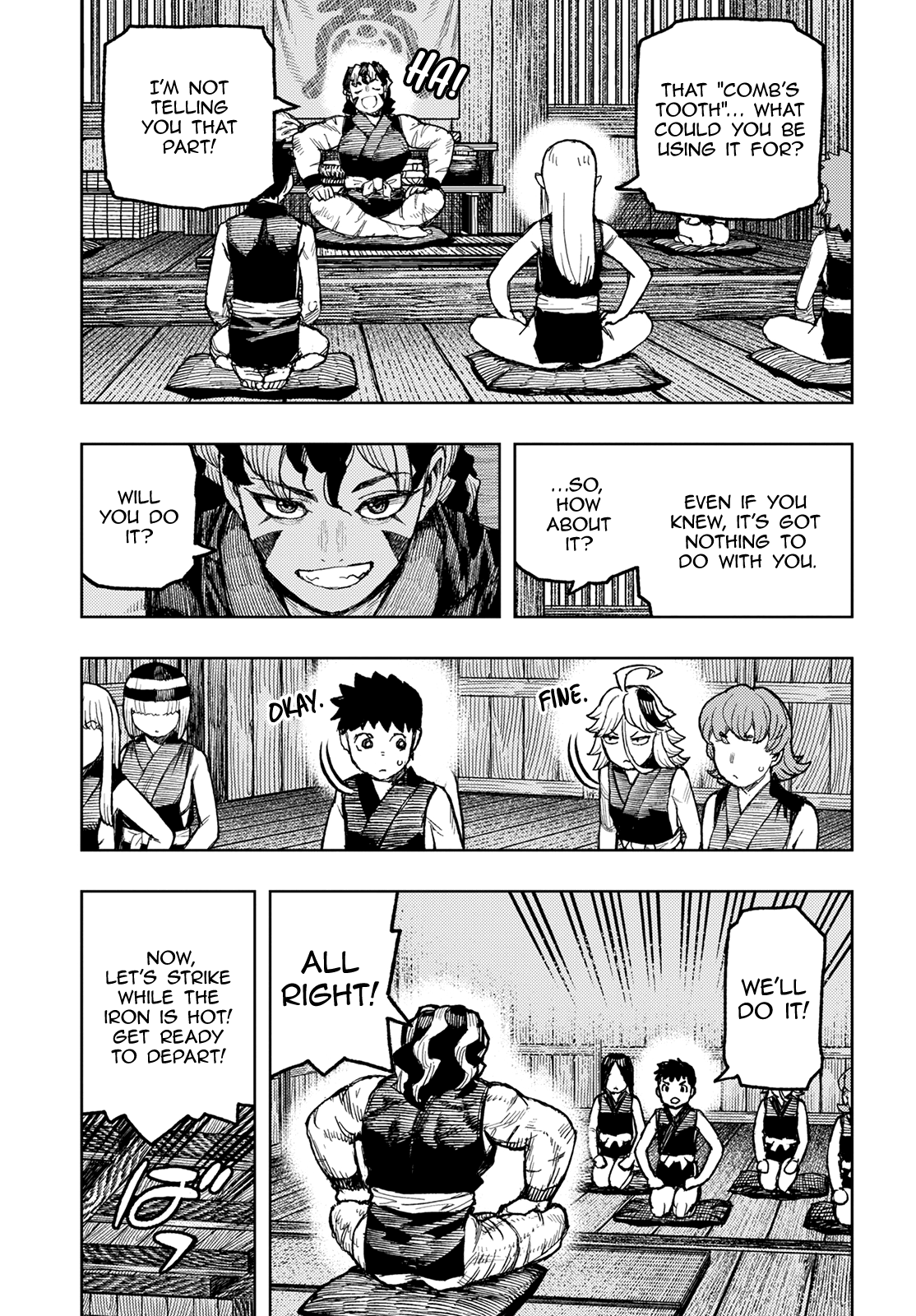 Tsugumomo Chapter 143 page 26 - Chapter 143: Jawfire Fortress