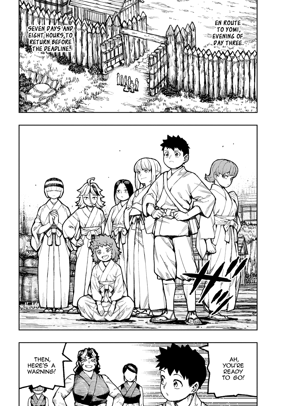 Tsugumomo Chapter 143 page 27 - Chapter 143: Jawfire Fortress