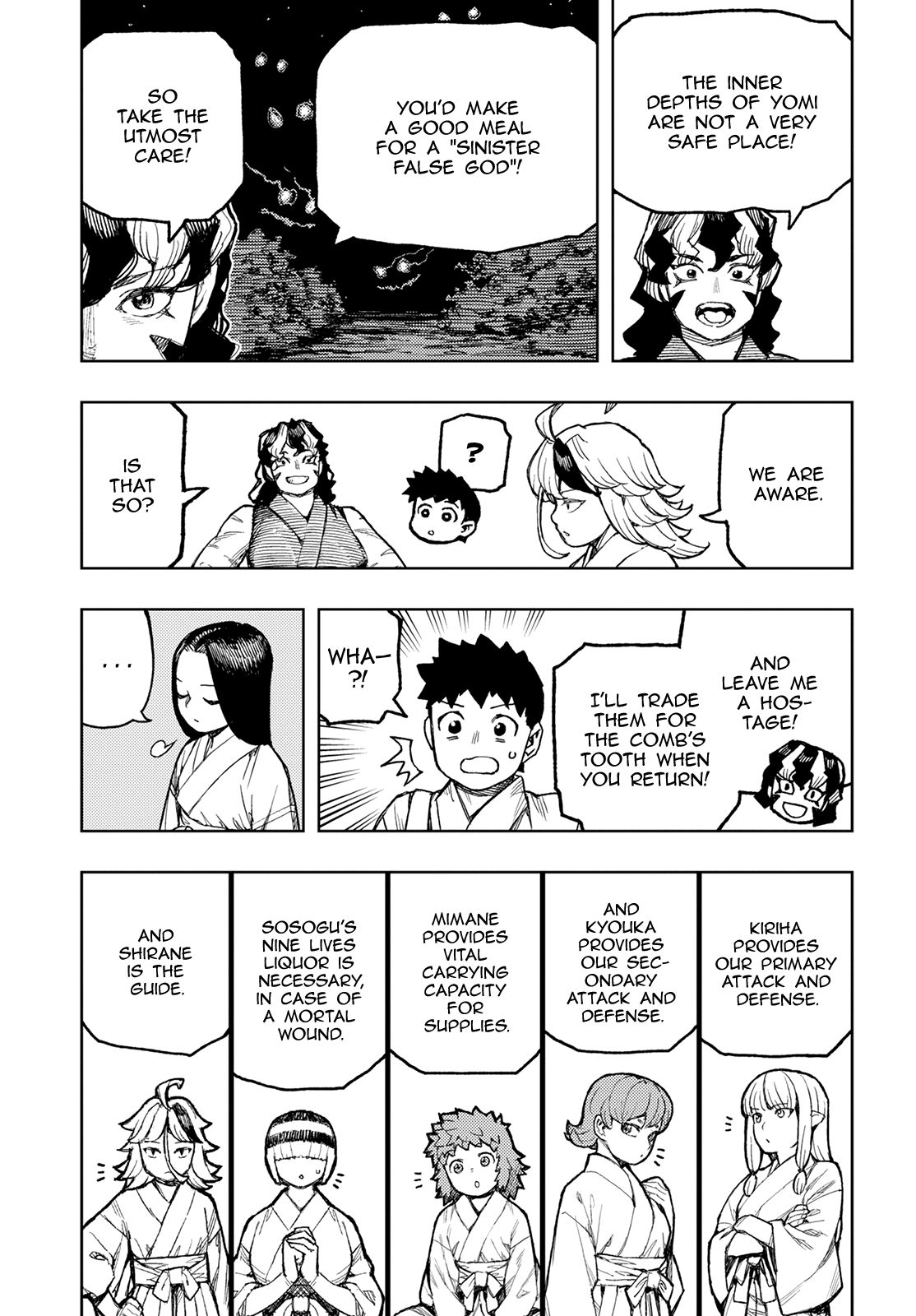 Tsugumomo Chapter 143 page 28 - Chapter 143: Jawfire Fortress