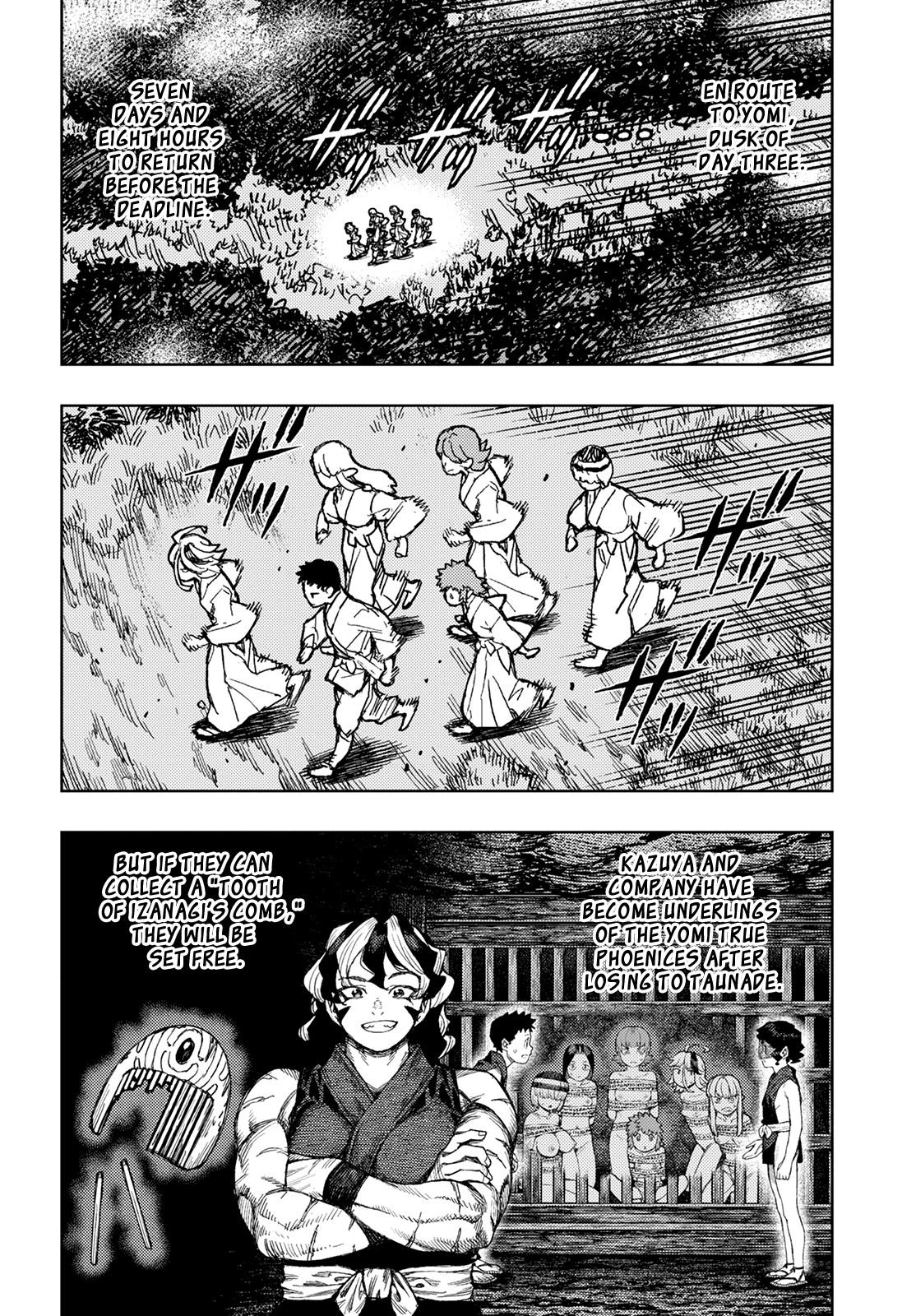 Tsugumomo Chapter 144 page 3 - Chapter 144: Hollowspine Demons