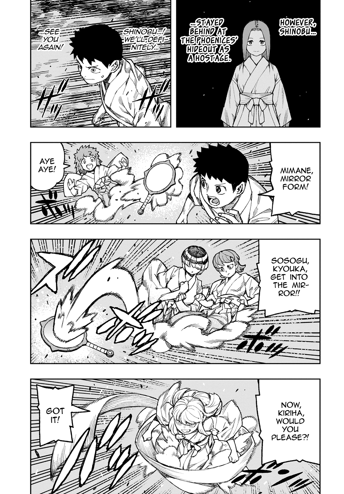 Tsugumomo Chapter 144 page 4 - Chapter 144: Hollowspine Demons