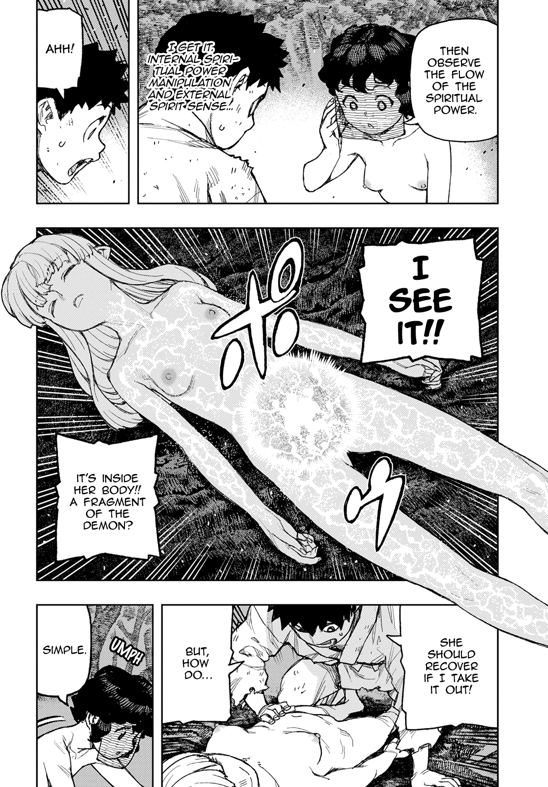 Tsugumomo Chapter 147 page 28 - Chapter 147: Pulling Out