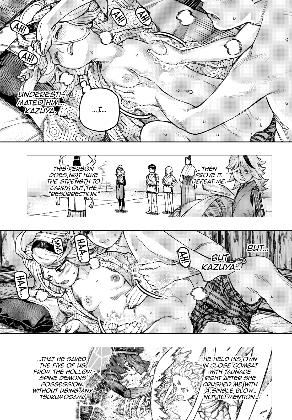 Tsugumomo Chapter 148.1 page 14 - Chapter 148.1: Shirane's Feelings (Lewd edit)