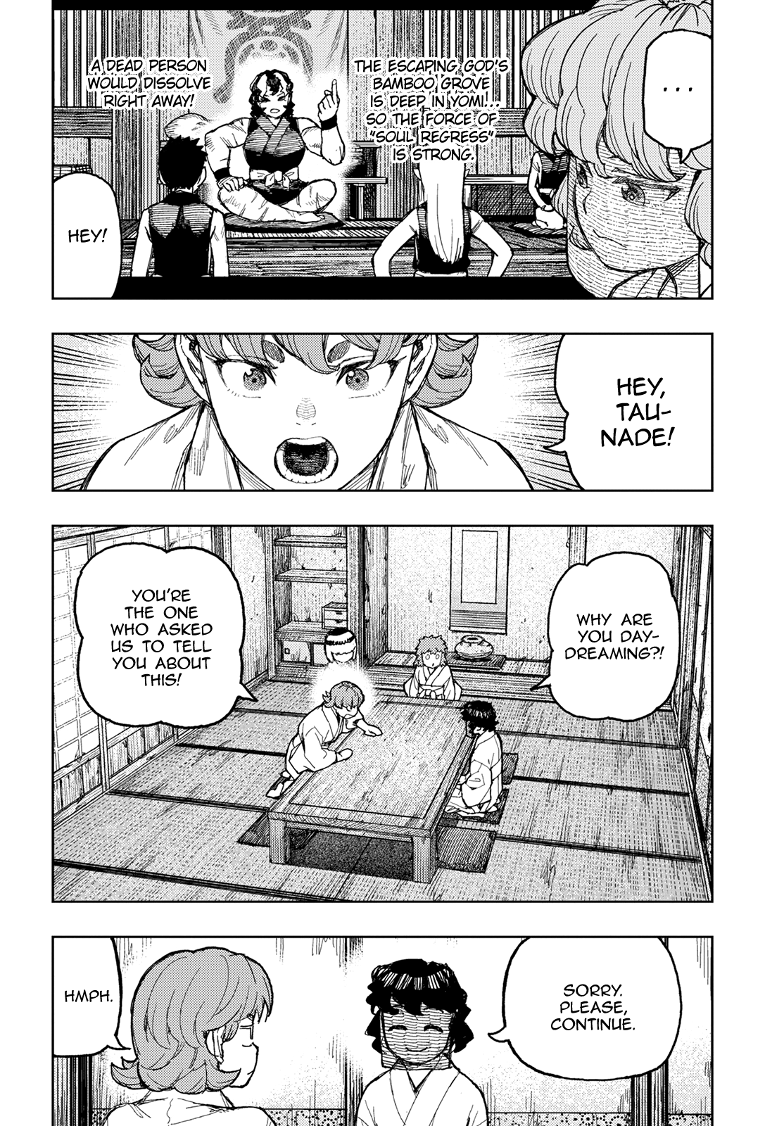 Tsugumomo Chapter 149 page 5 - Chapter 149: Escaping God's Bamboo Grove