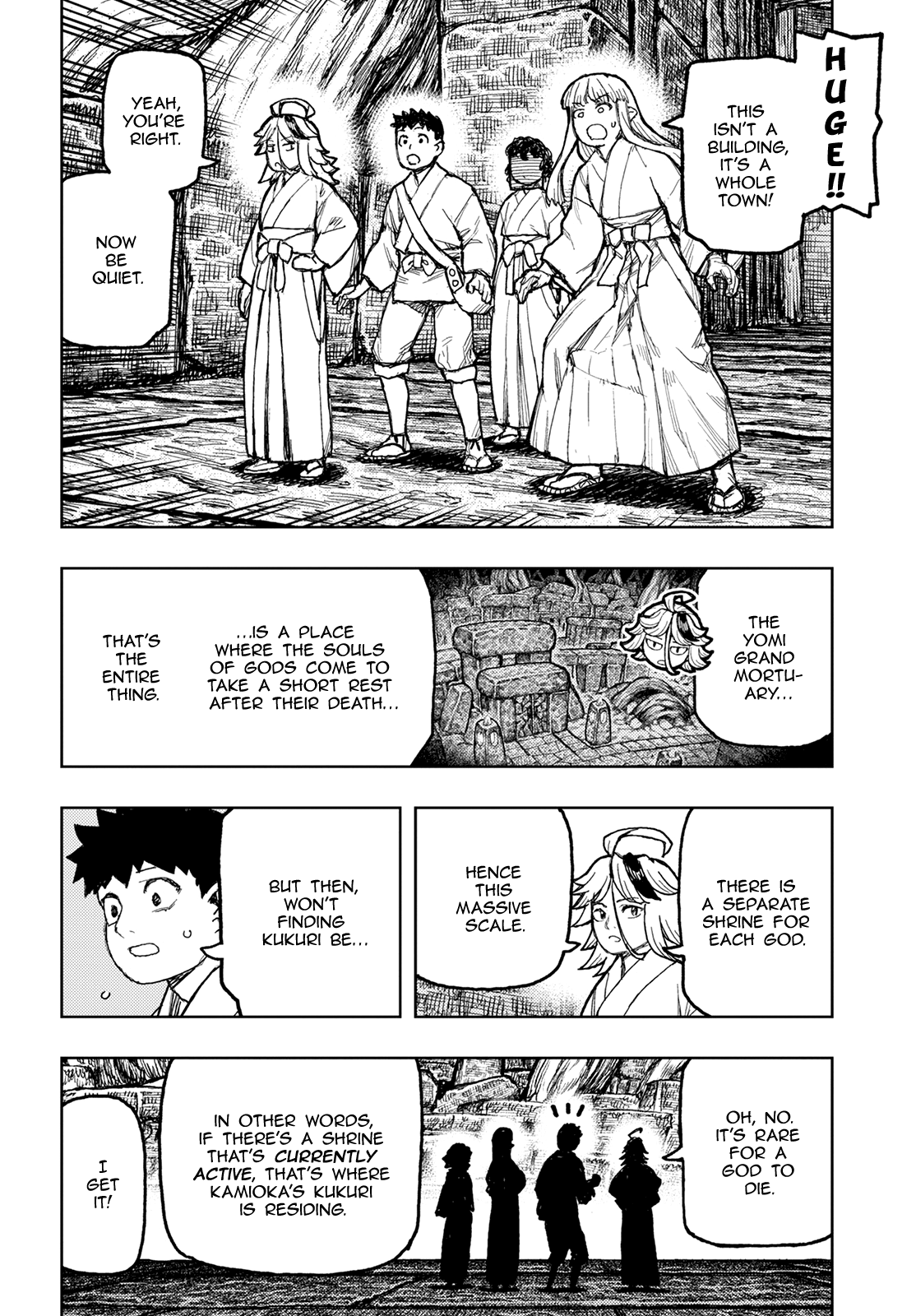 Tsugumomo Chapter 150 page 22 - Chapter 150: Yomi Grand Mortuary