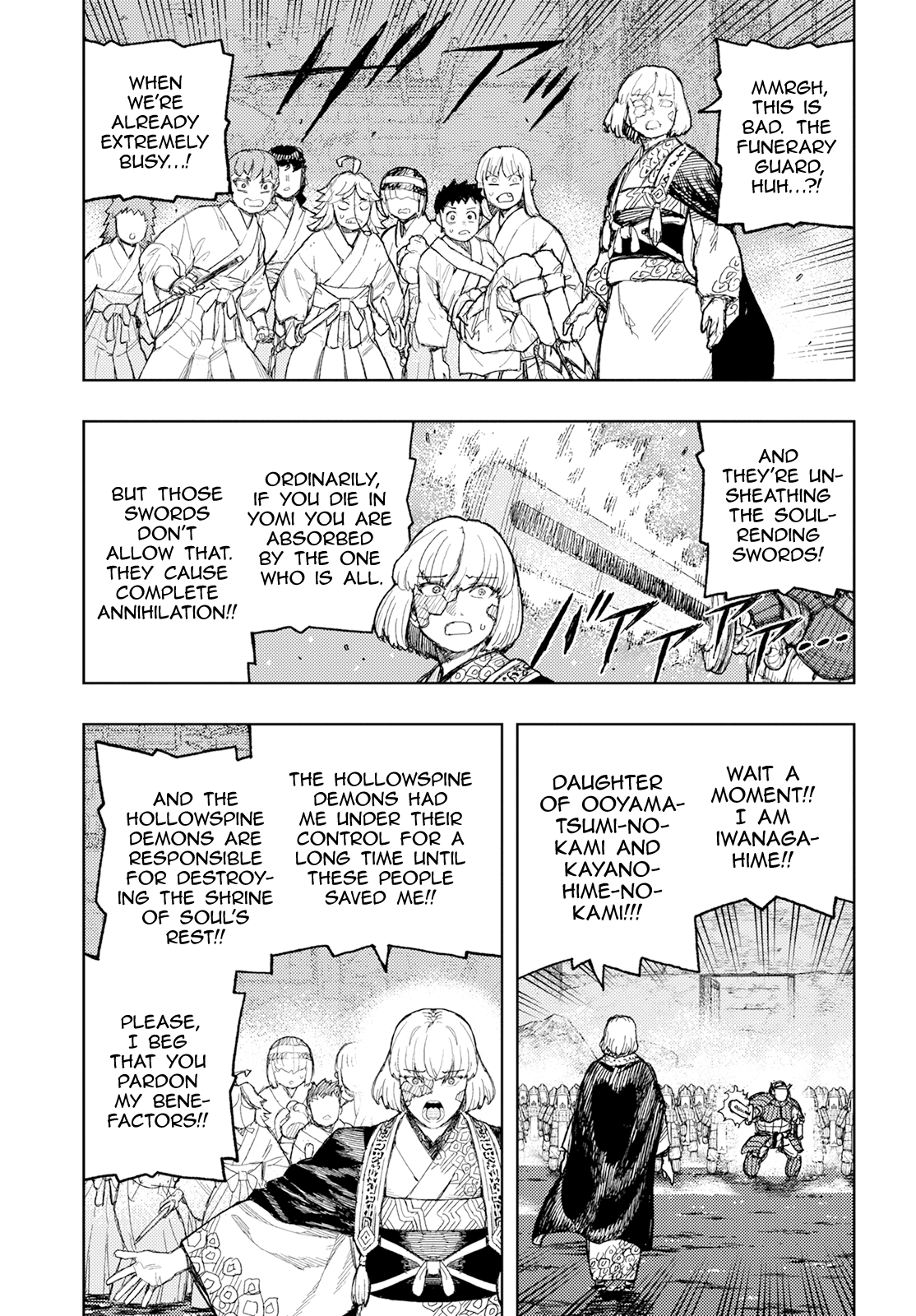 Tsugumomo Chapter 156 page 13 - Chapter 156: Iwanaga-Hime