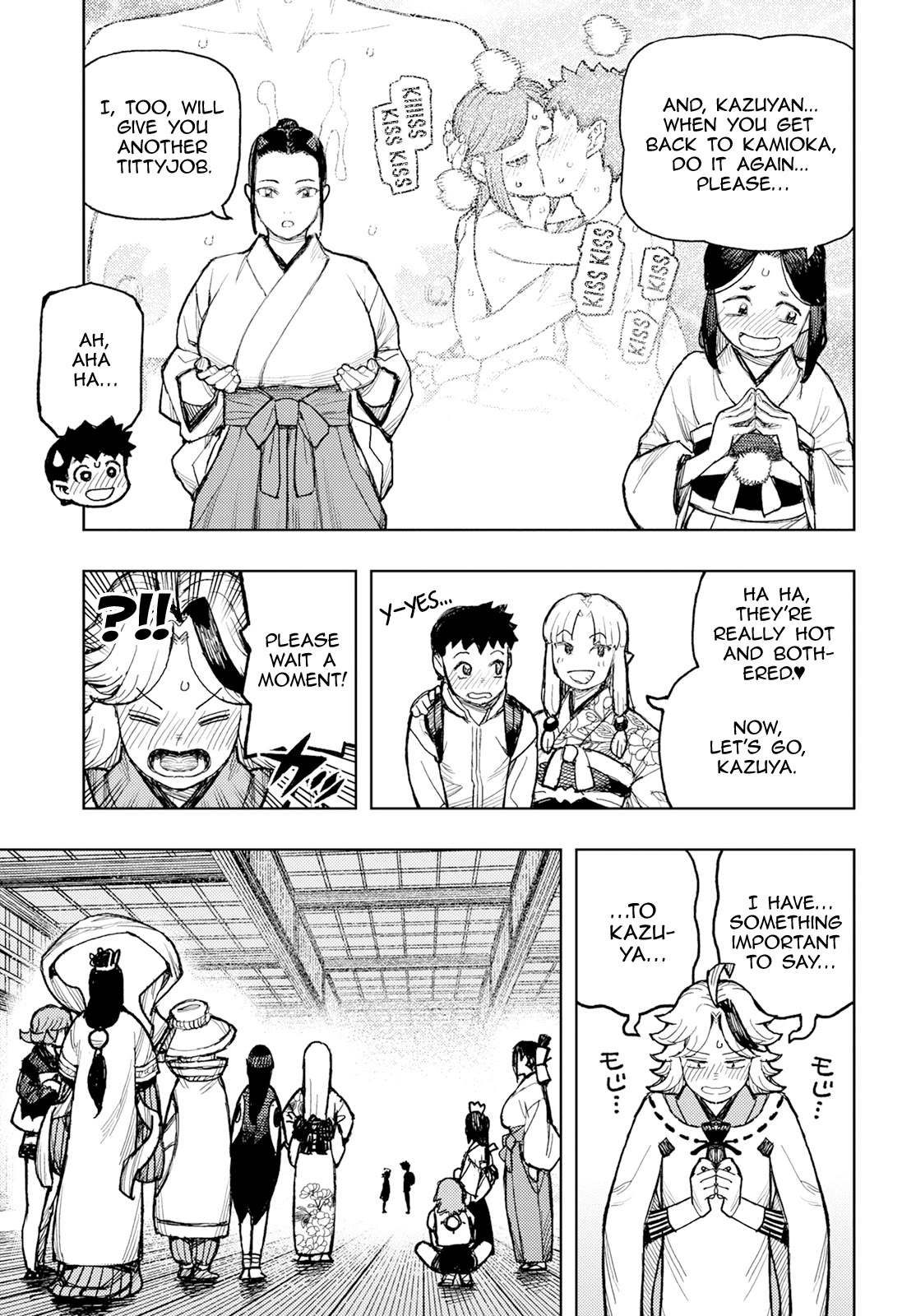 Tsugumomo Chapter 161 page 34 - Chapter 161: The Promise Made with Kokuyou (Lewd Edit)