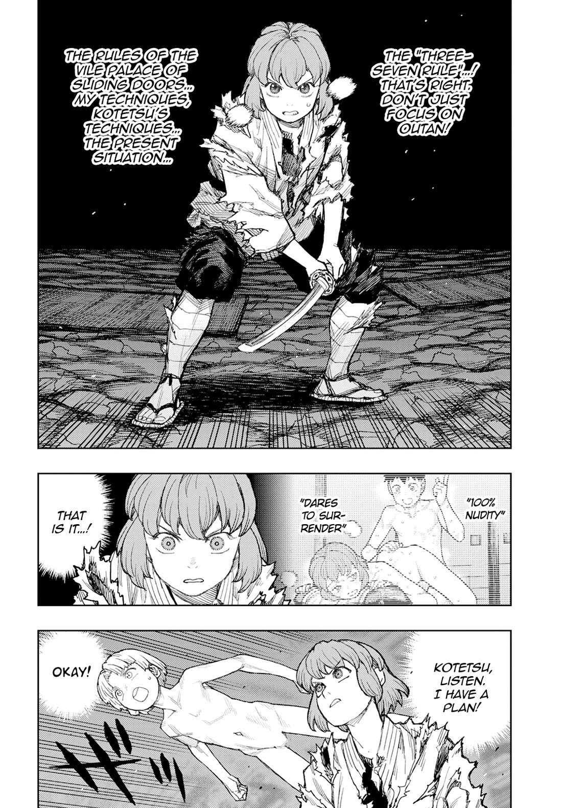 Tsugumomo Chapter 164 page 37 - Chapter 164: Vile Palace of Sliding Doors
