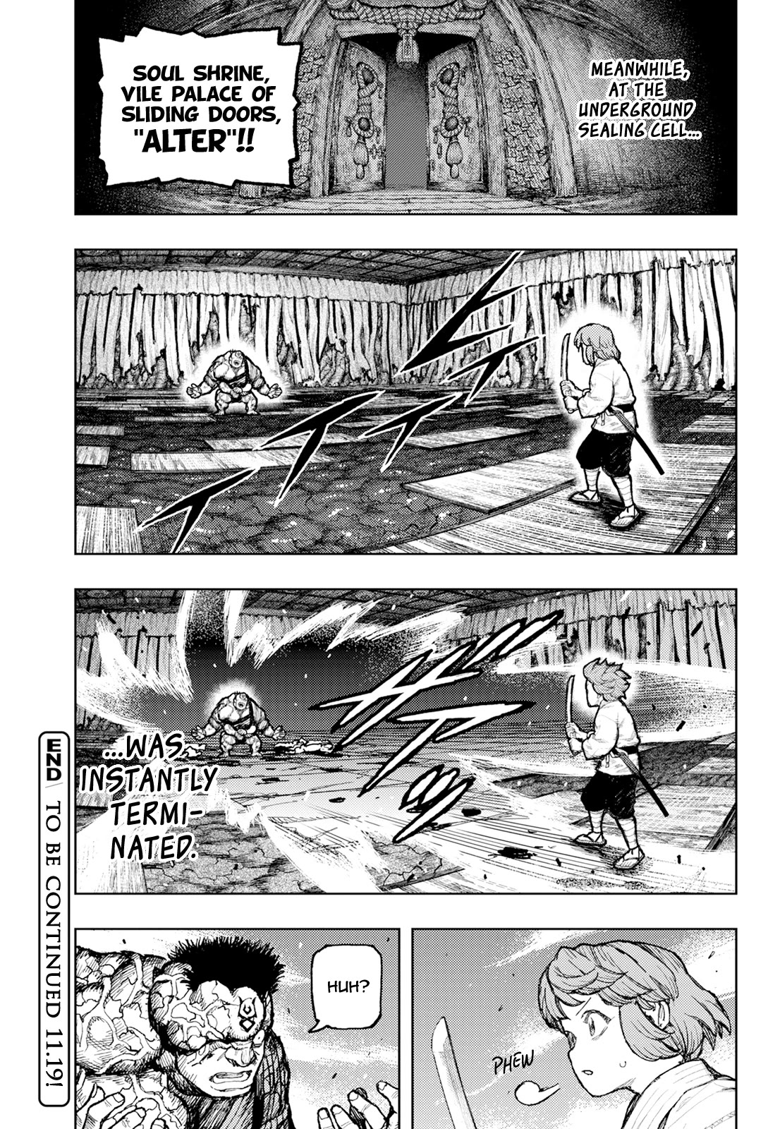Tsugumomo Chapter 171 page 32 - Chapter 171: Attack on Tsuzura Temple 2