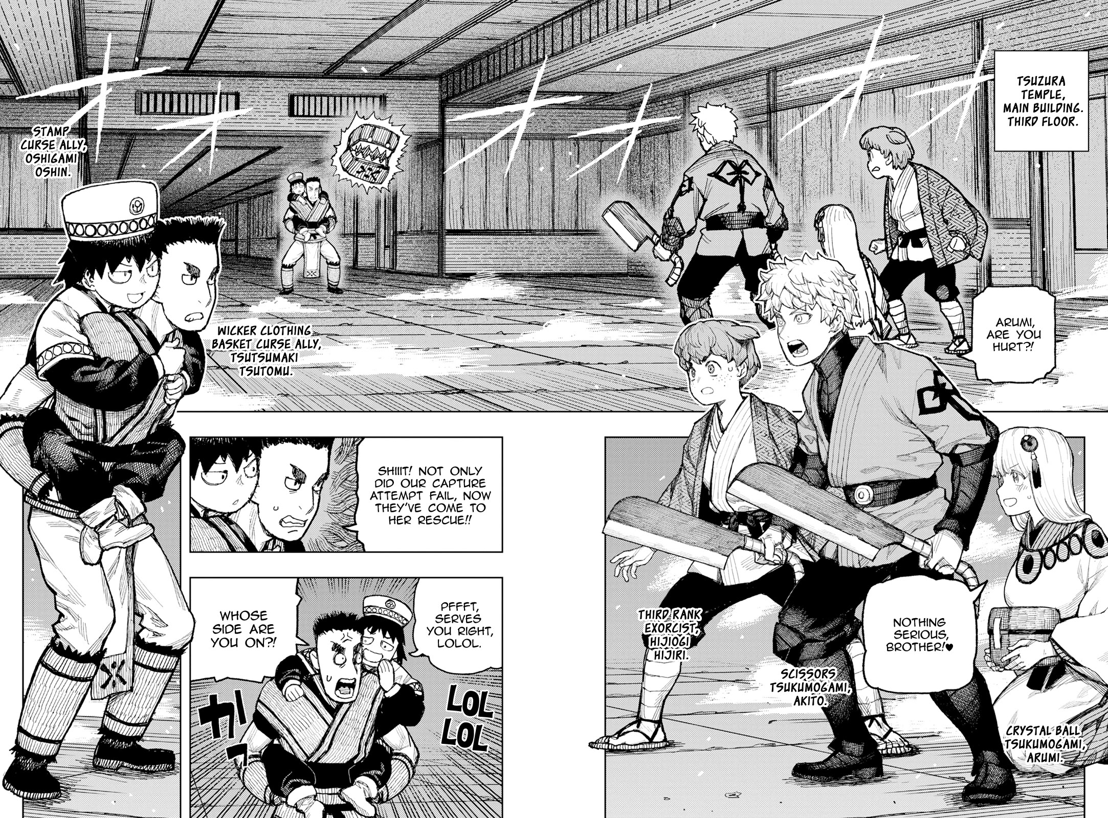 Tsugumomo Chapter 173 page 3 - Chapter 173: Attack on Tsuzura Temple 4
