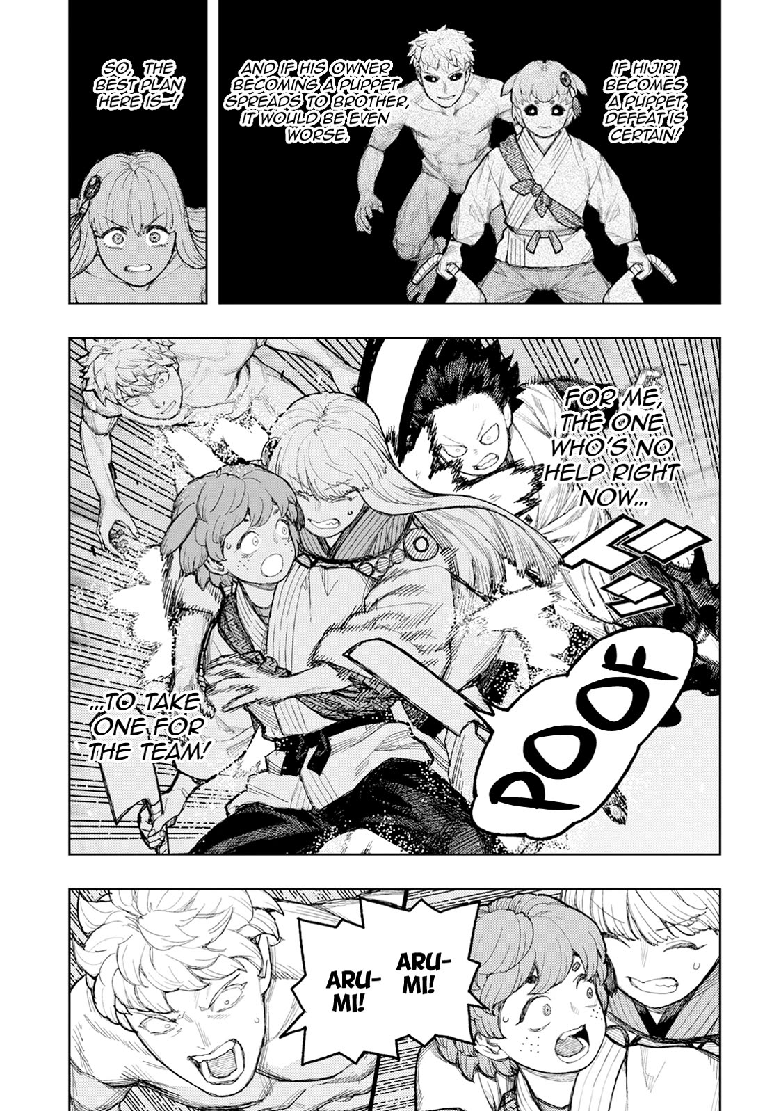 Tsugumomo Chapter 176.1 page 6 - Chapter 176.1: Attack on Tsuzura Temple 7 (part 1)