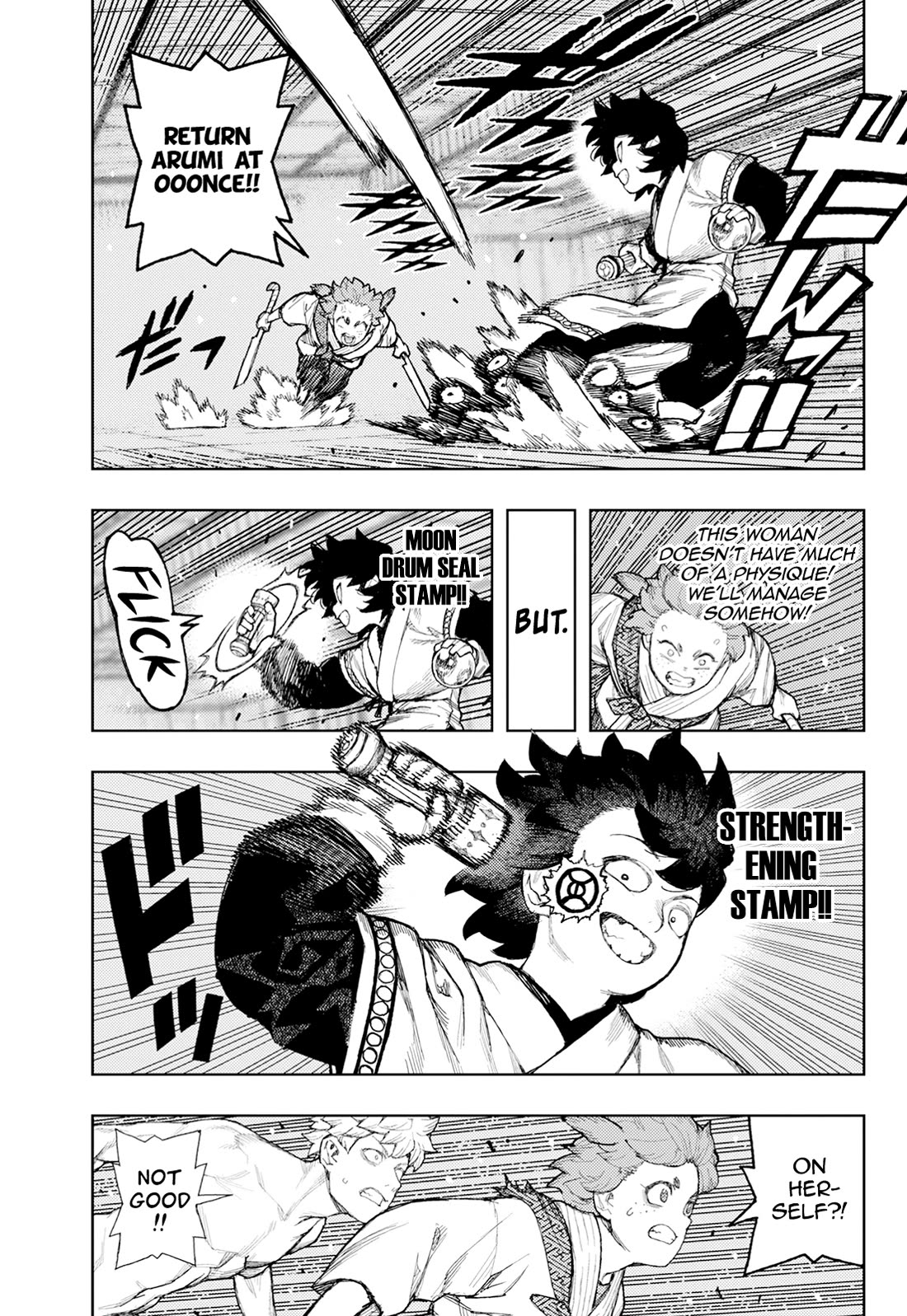 Tsugumomo Chapter 176.1 page 8 - Chapter 176.1: Attack on Tsuzura Temple 7 (part 1)
