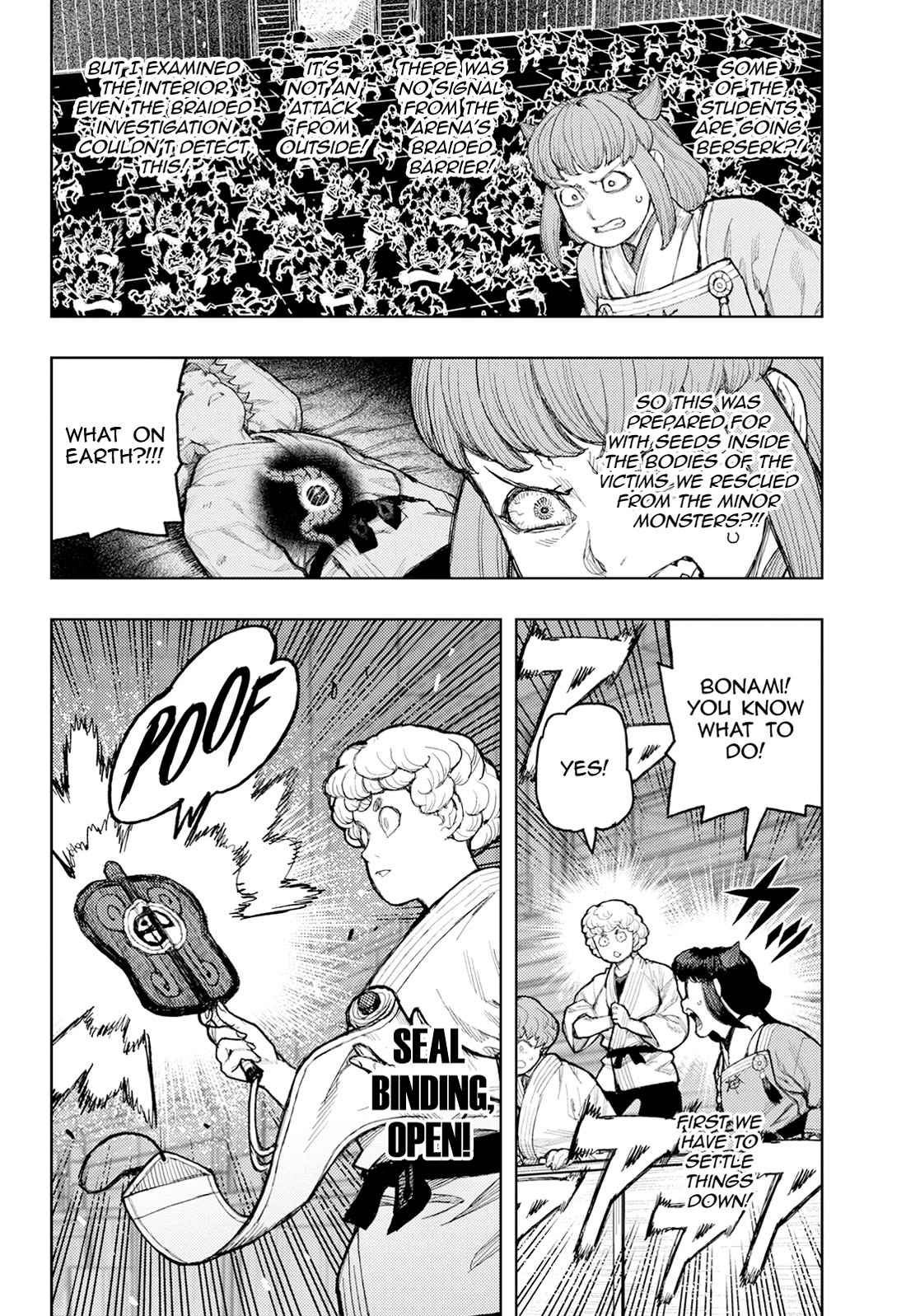 Tsugumomo Chapter 176.2 page 3 - Chapter 176.2: Attack on Tsuzura Temple 7 (Part 2)