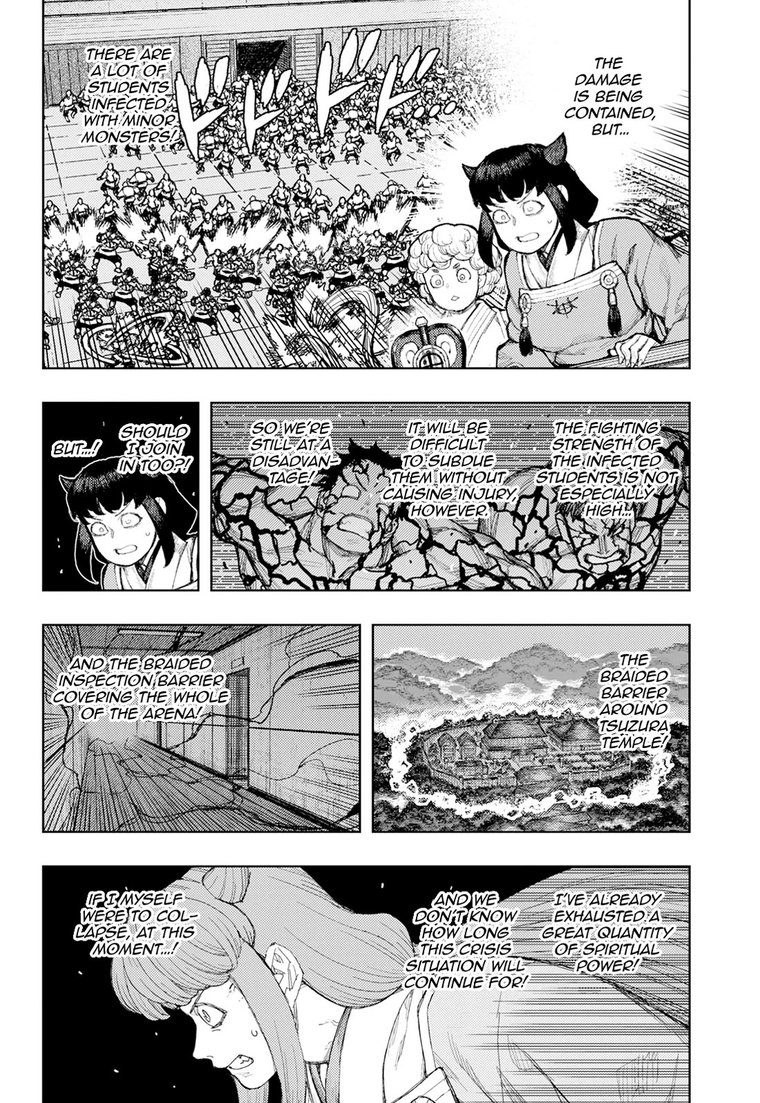Tsugumomo Chapter 176.2 page 9 - Chapter 176.2: Attack on Tsuzura Temple 7 (Part 2)