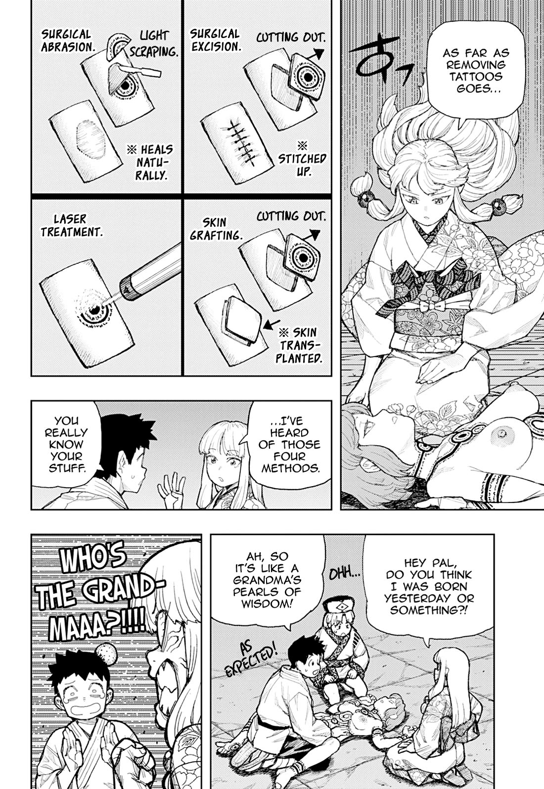 Tsugumomo Chapter 181 page 15 - Chapter 181: Ink-Stained Sunao